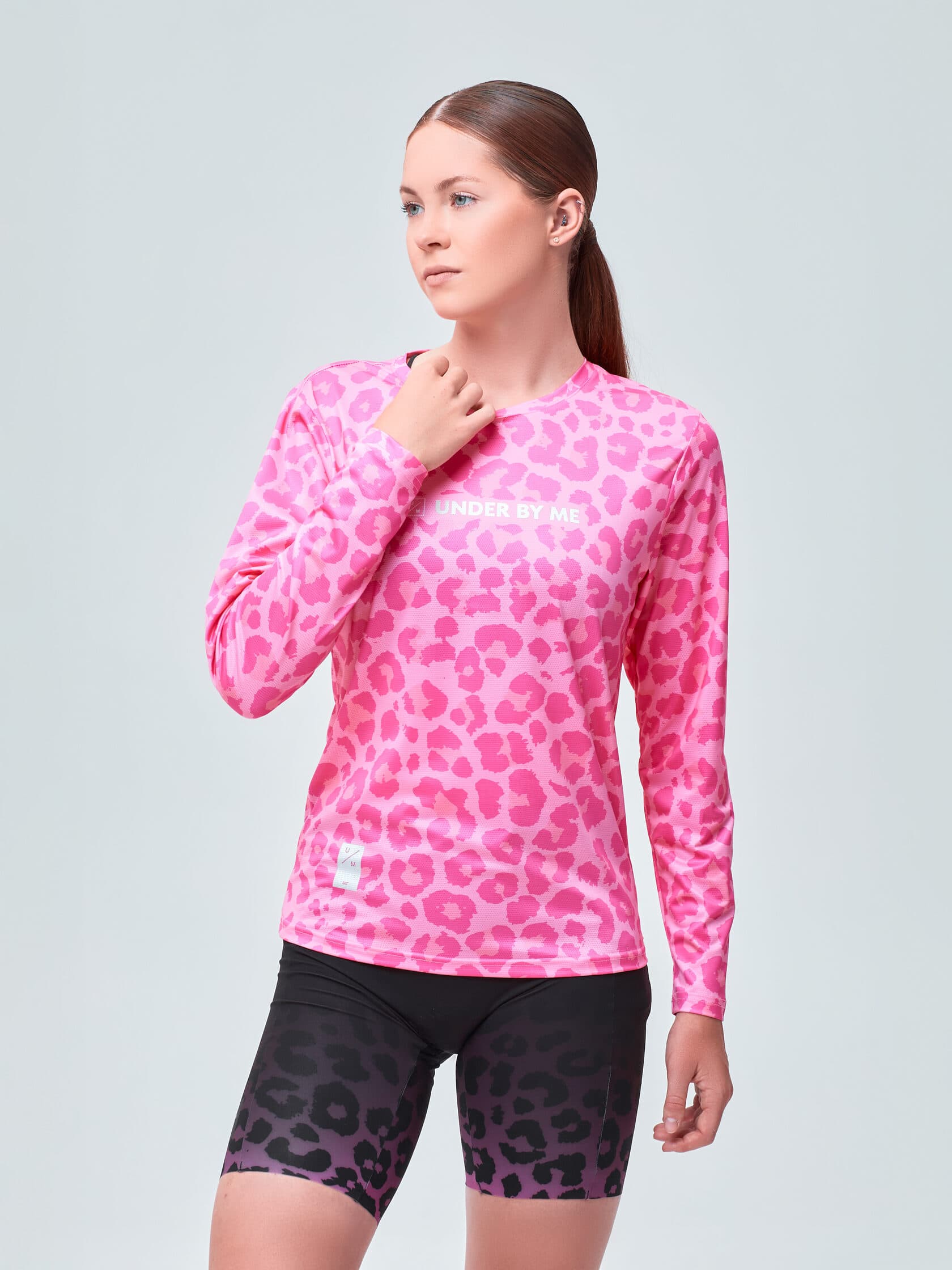 Лонгслив UNDER BY ME Pink Leo женский 11