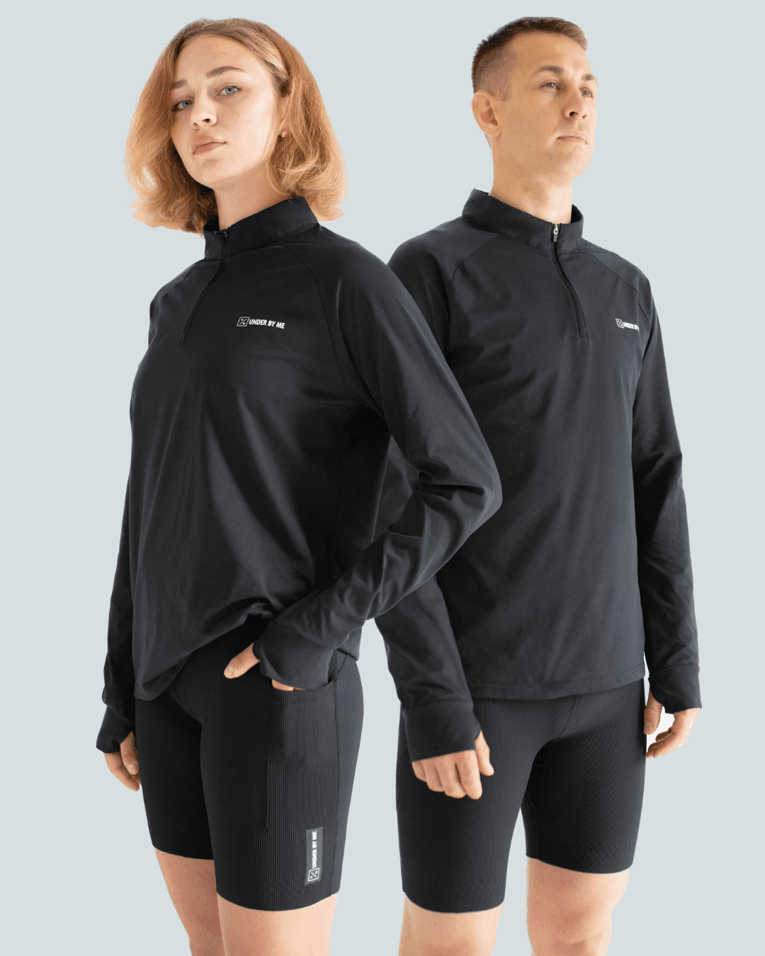 Лонгслив UNDER BY ME Black унисекс (XS)