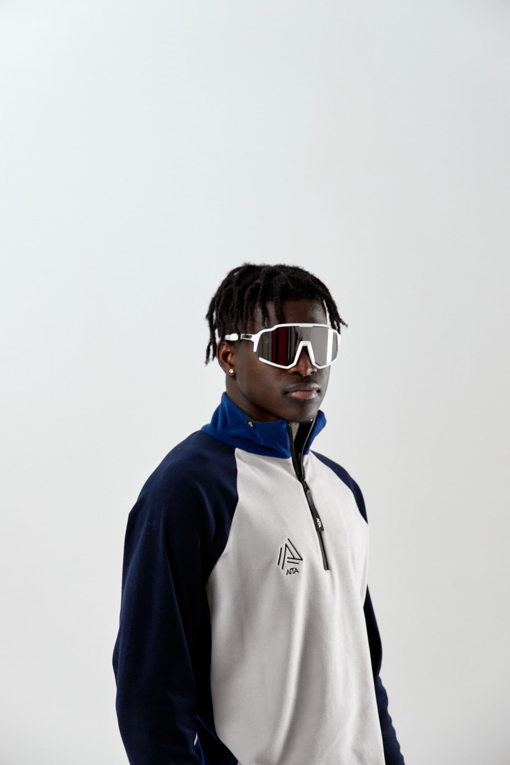 Солнцезащитные спортивные очки UNDER BY ME Aerospace Silver 13