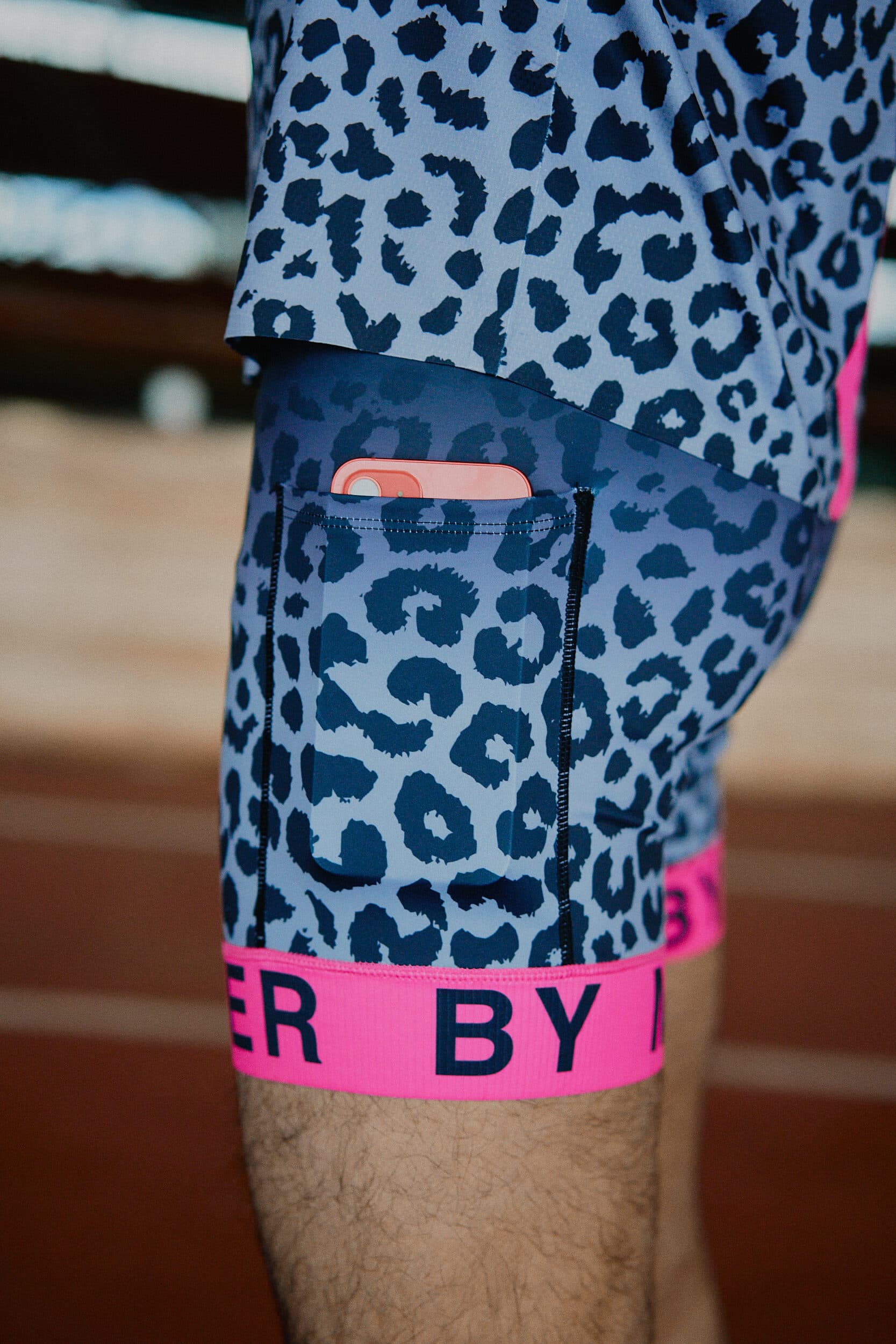 Тайтсы UNDER BY ME Grey-pink Leo женские 2