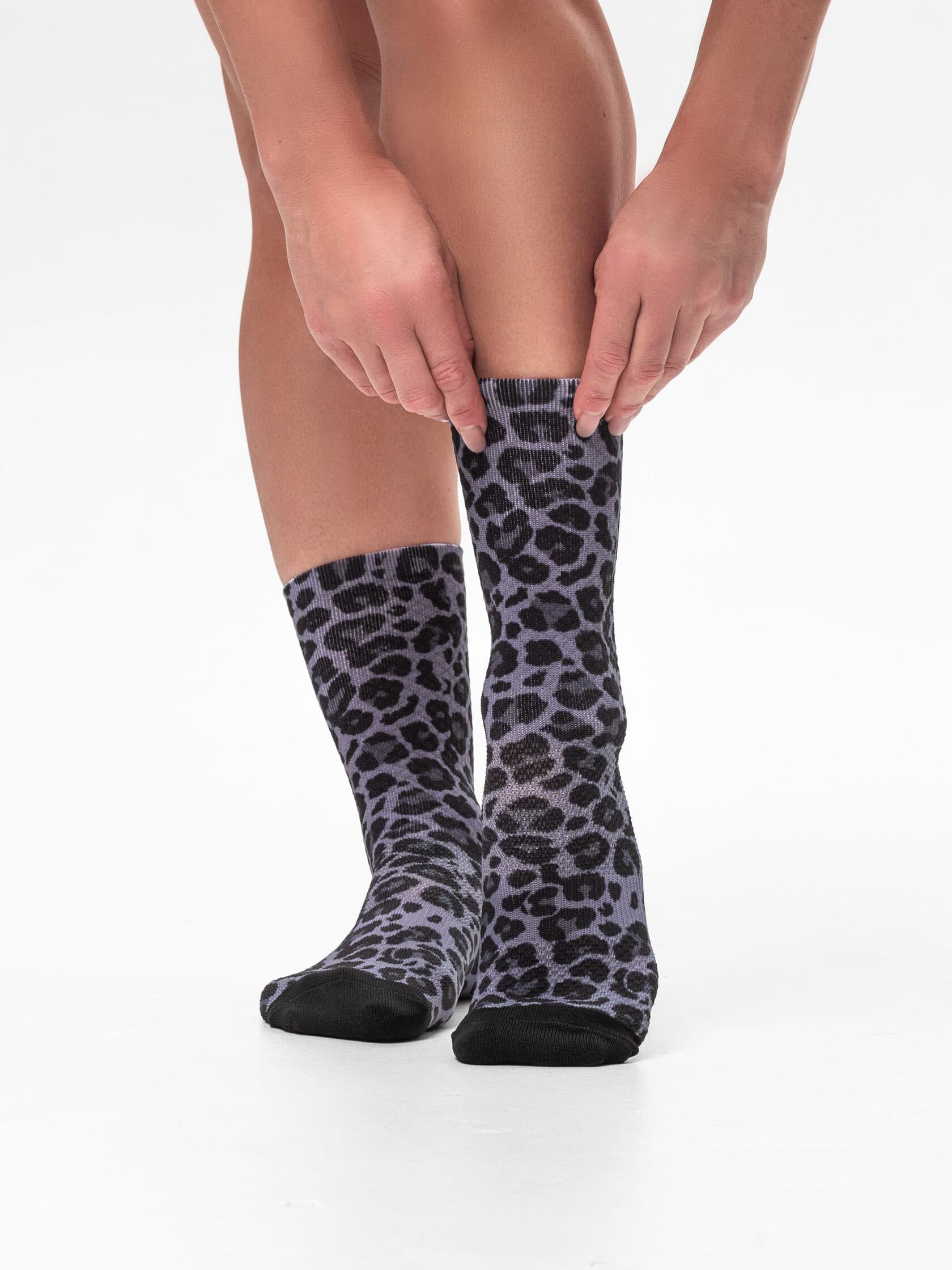 Носки спортивные UNDER BY ME Grey-pink Leo 2.0 5