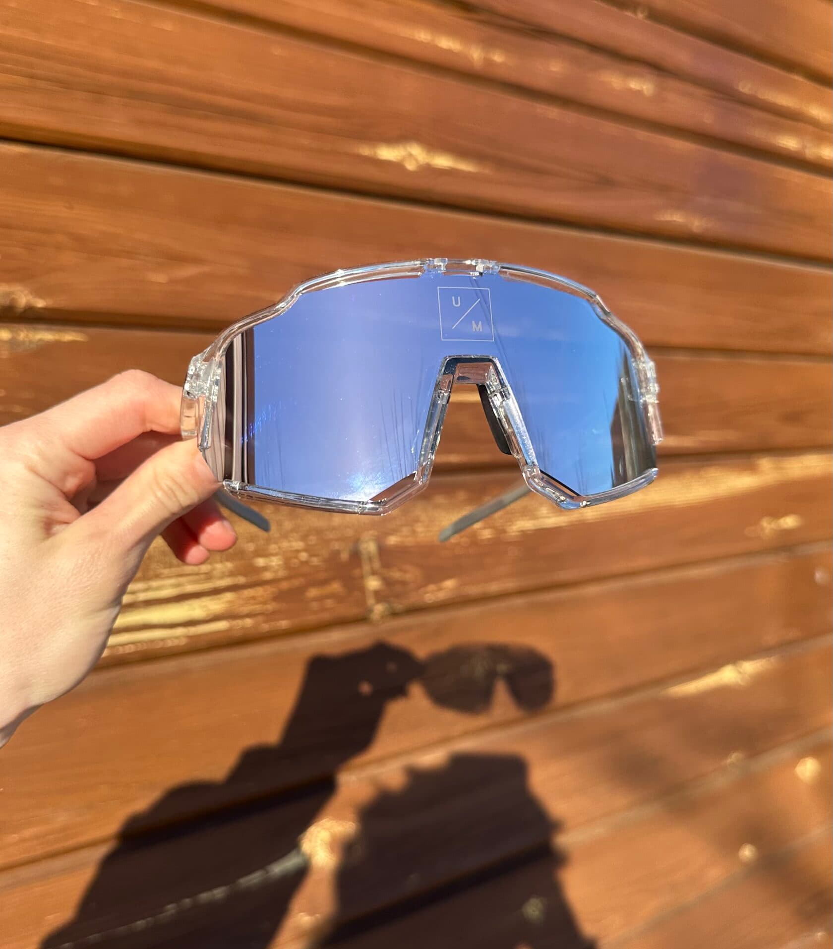 Солнцезащитные спортивные очки UNDER BY ME Aerospace transparent Rose Gold 8