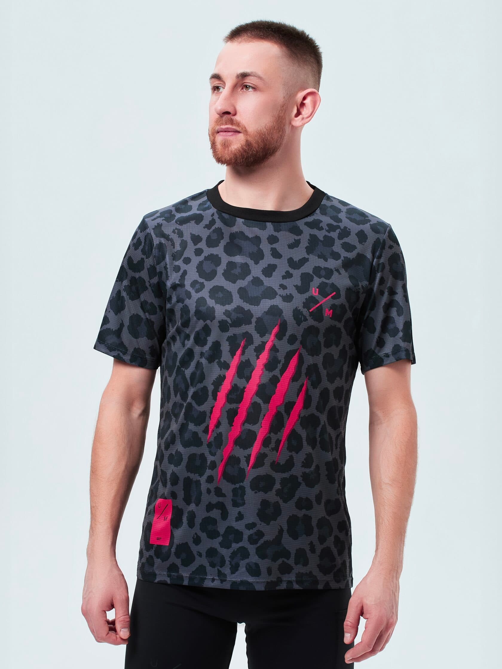 Футболка UNDER BY ME Grey-pink Leo мужская