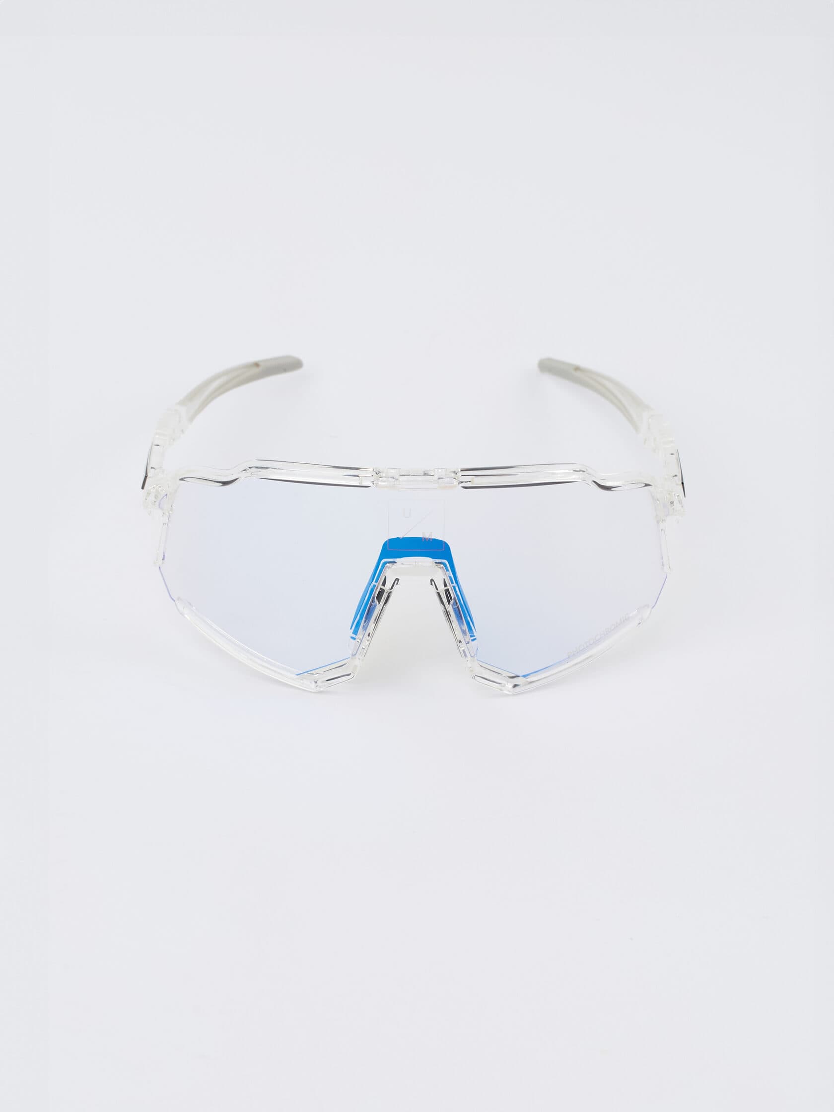 Солнцезащитные спортивные очки UNDER BY ME Aerospace transparent photochrom Blue