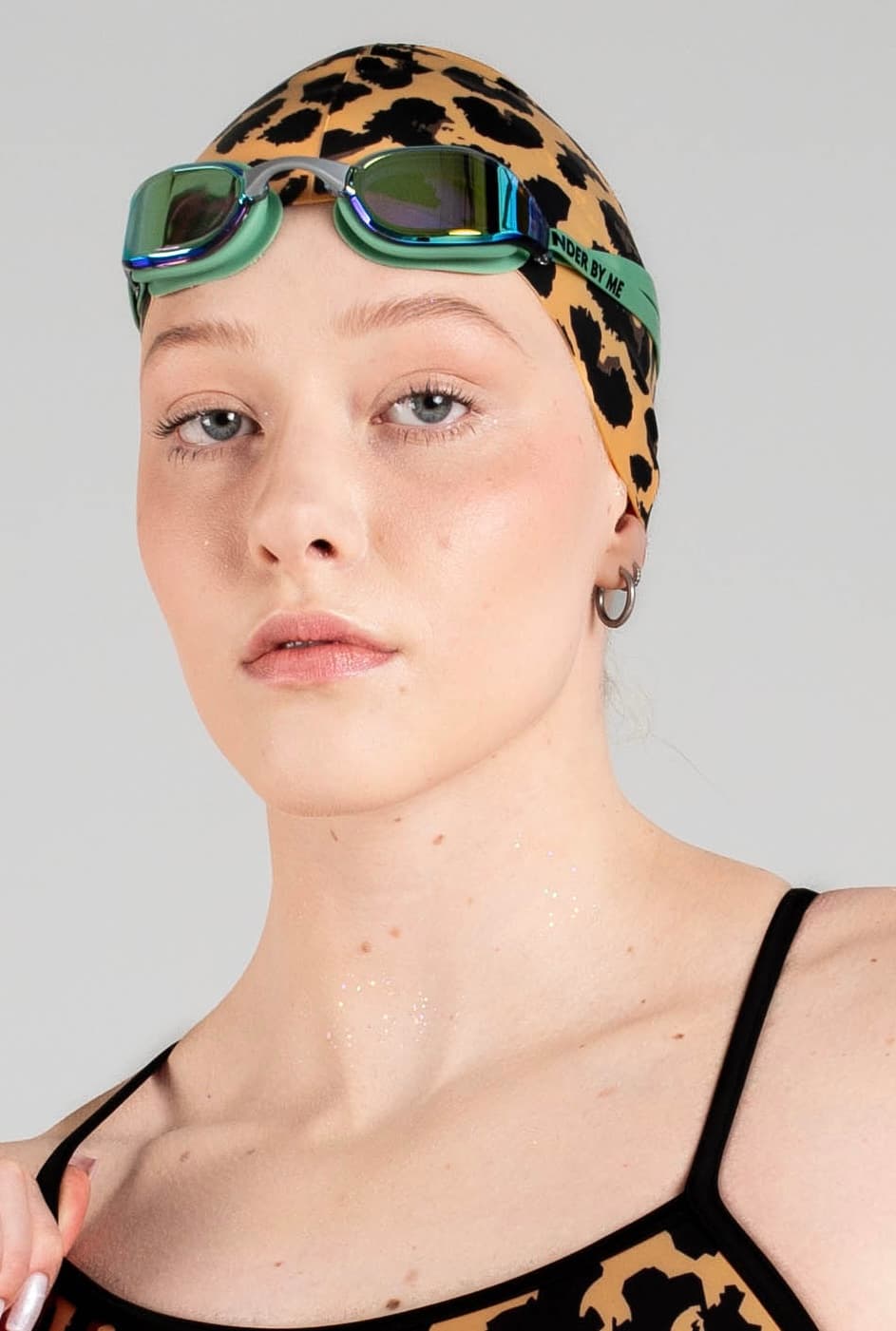 Шапочка для плавания UNDER BY ME Leopard 4