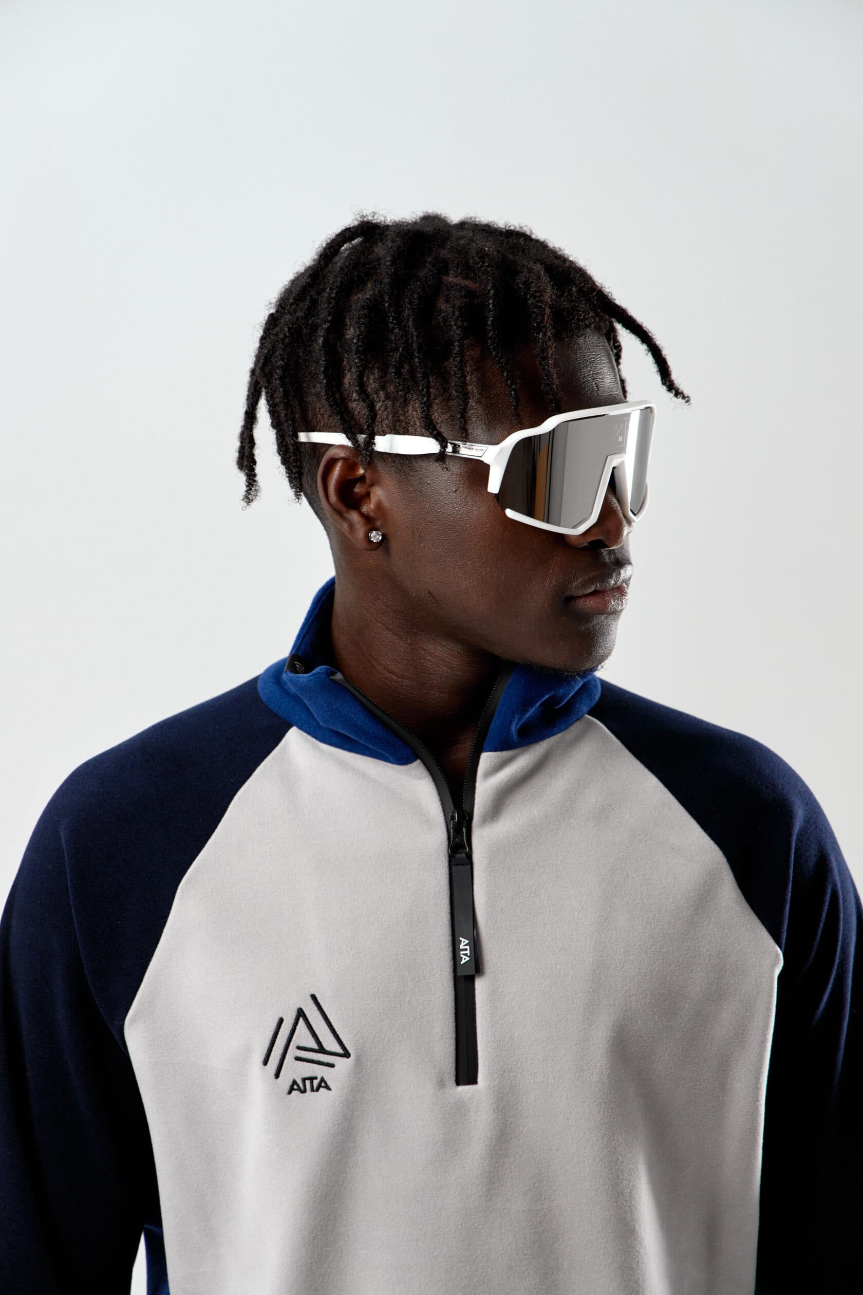 Солнцезащитные спортивные очки UNDER BY ME Aerospace Silver 11