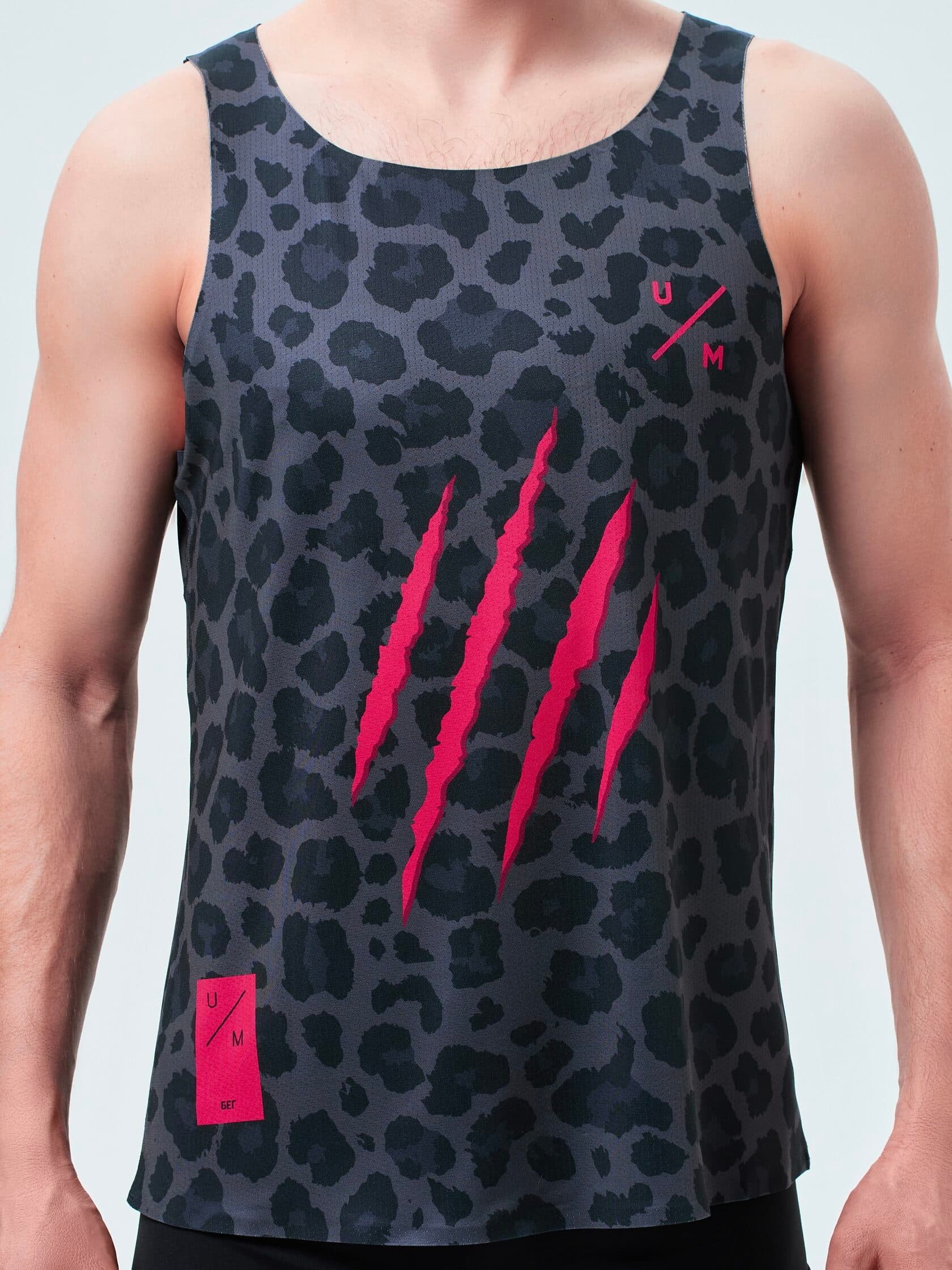 Майка UNDER BY ME Grey-pink Leo мужская 3