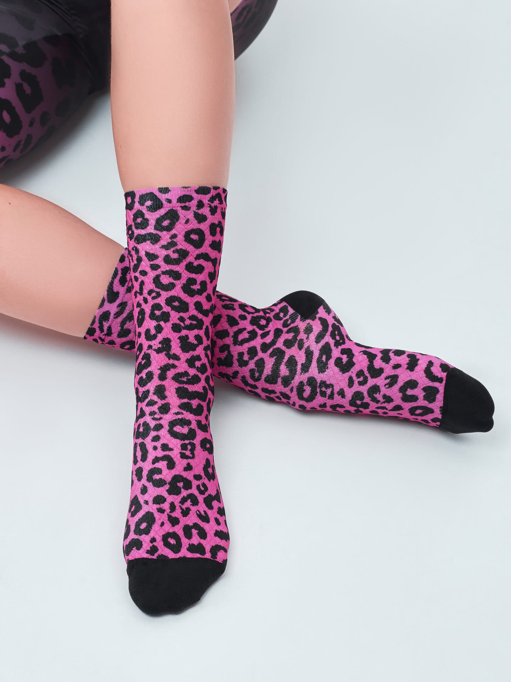 Носки спортивные UNDER BY ME Purple leo 3.0 (L (41-44))