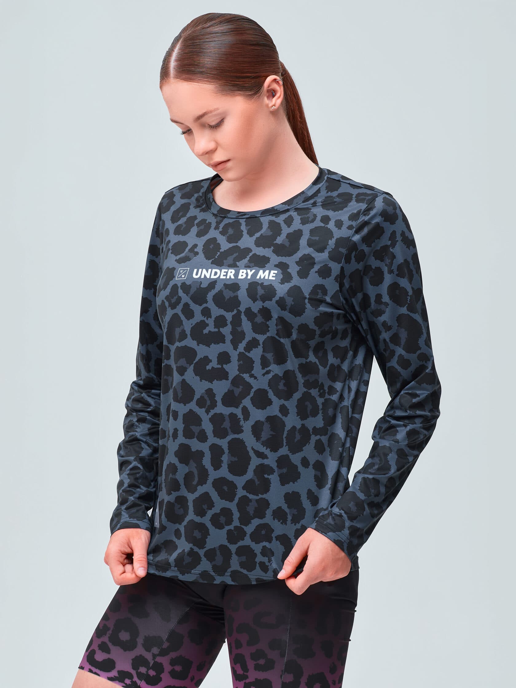 Лонгслив UNDER BY ME Grey Leo унисекс 7