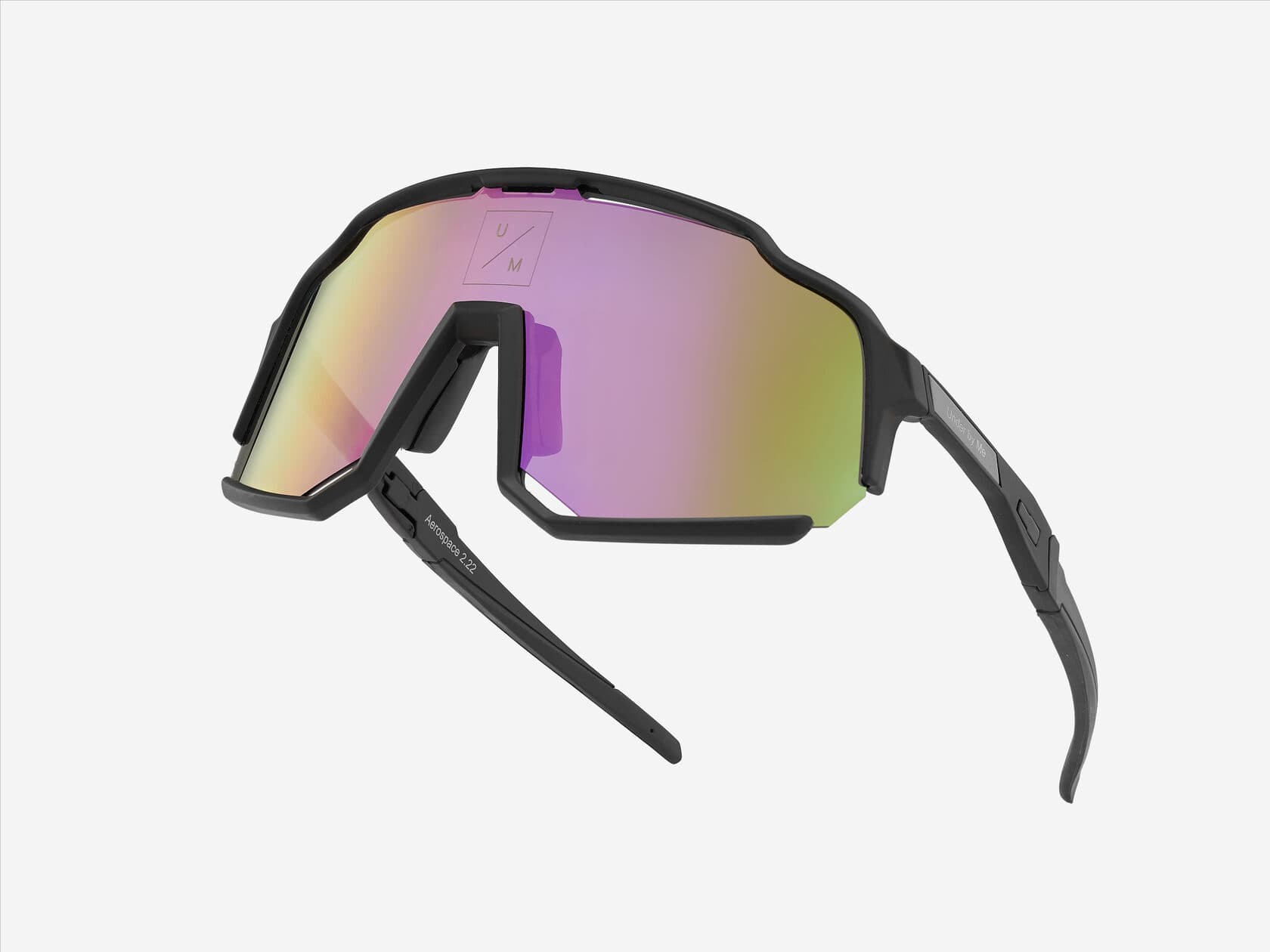 Солнцезащитные спортивные очки UNDER BY ME Aerospace Black&Purple 3