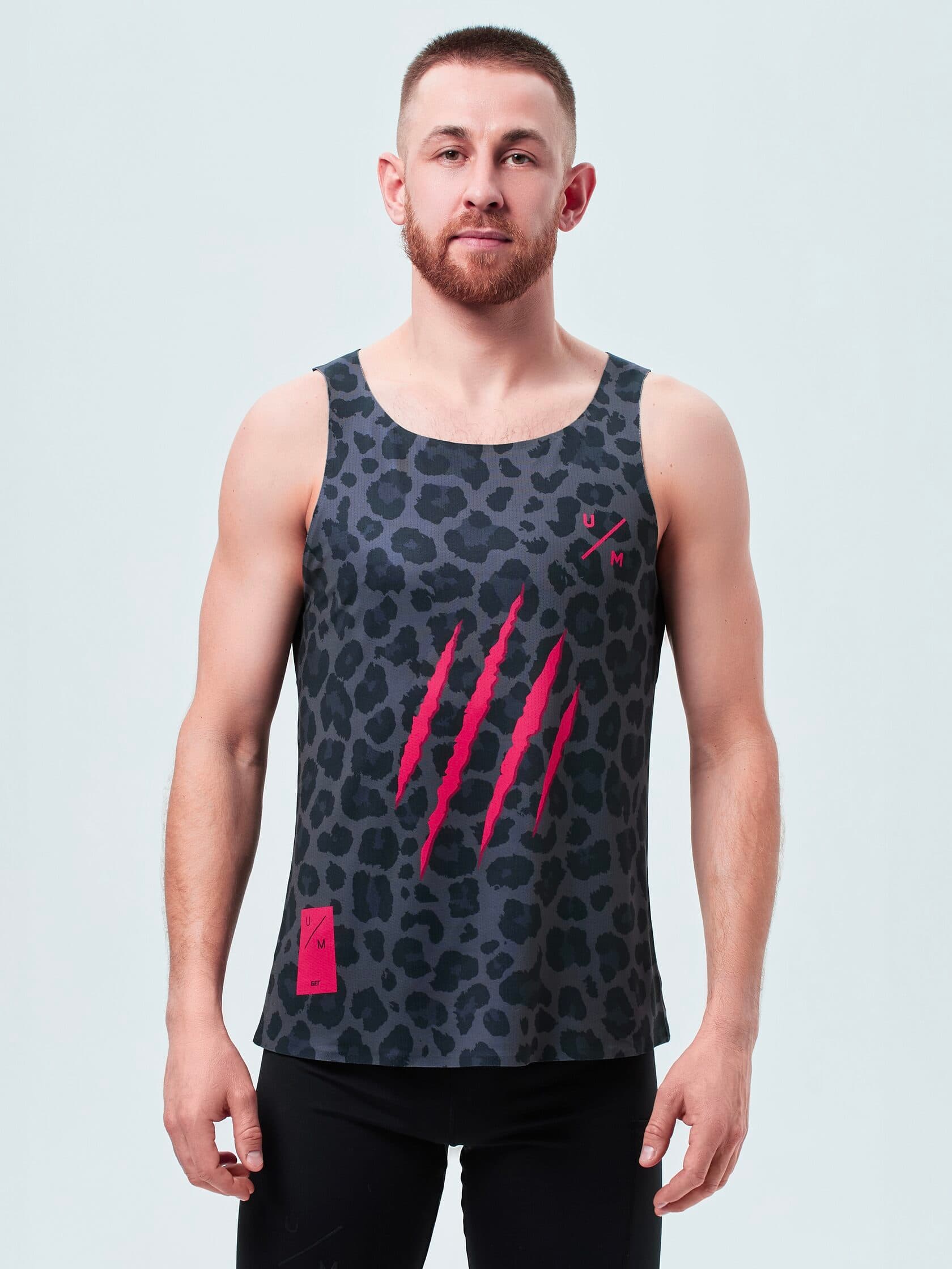 Майка UNDER BY ME Grey-pink Leo мужская (S)