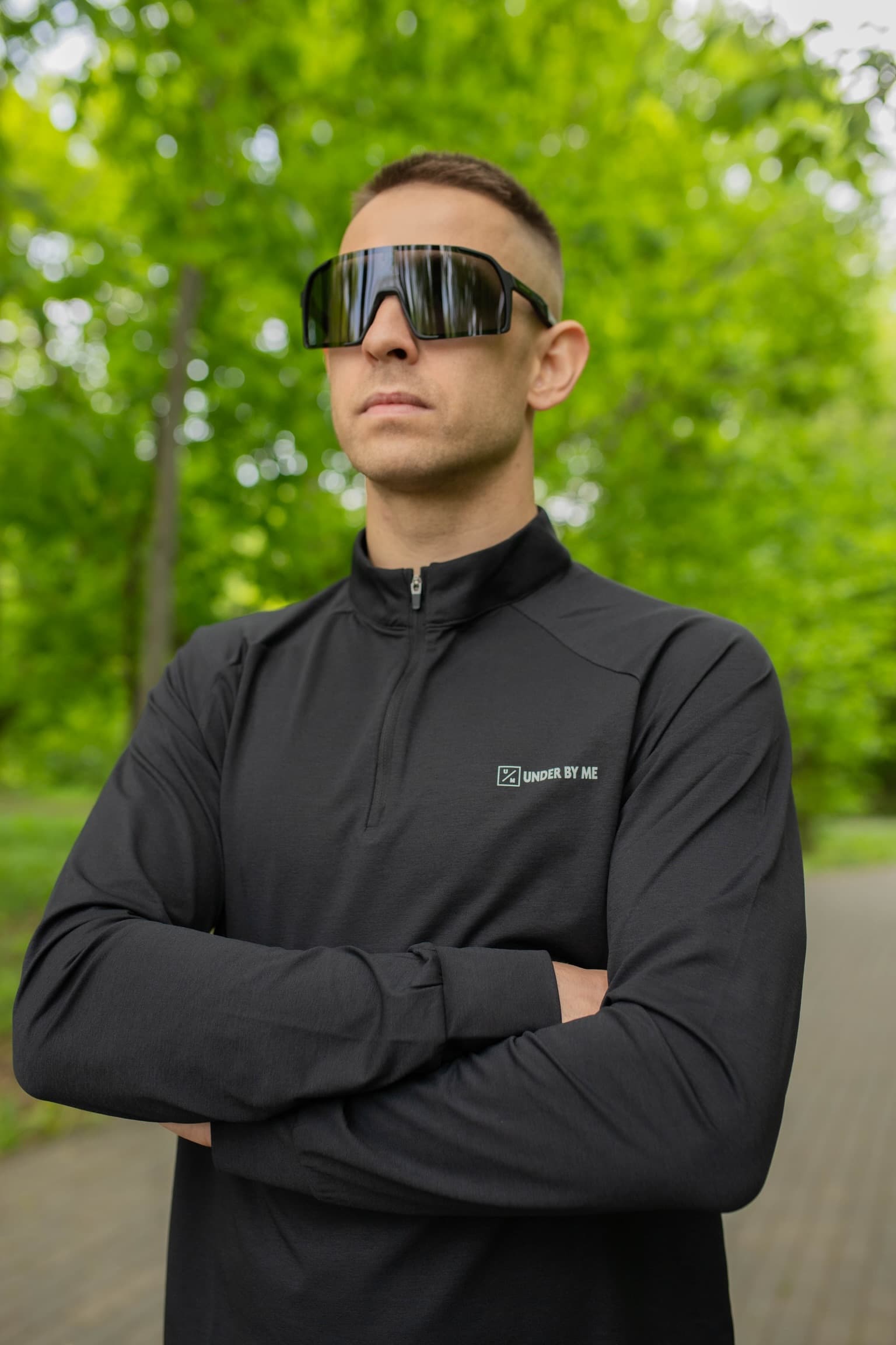 Лонгслив UNDER BY ME Black унисекс 3