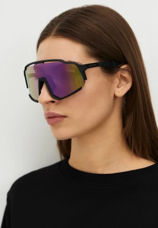 Солнцезащитные спортивные очки UNDER BY ME Aerospace Black&Purple 6