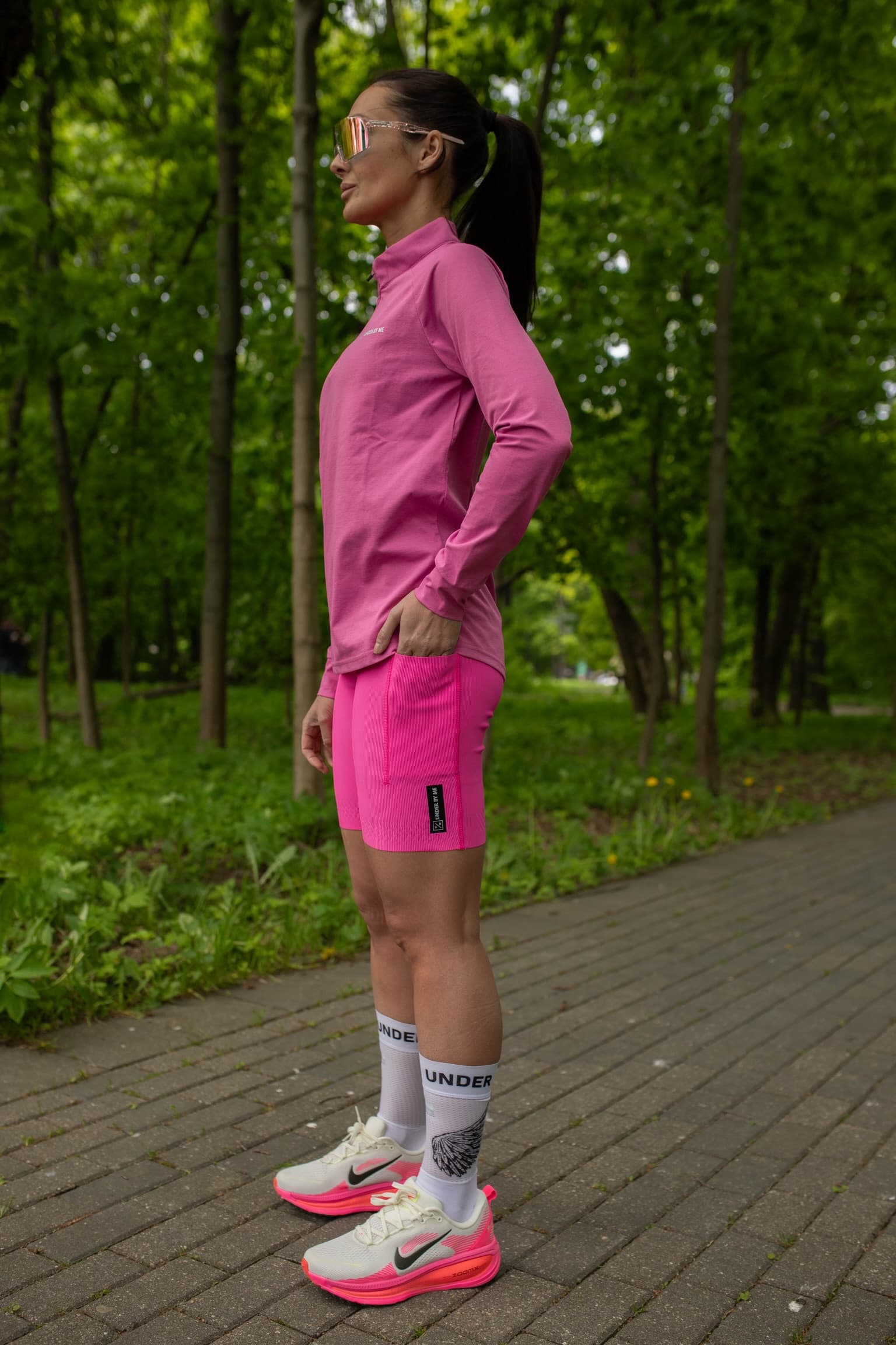 Тайтсы UNDER BY ME Olypmic Pink унисекс 10