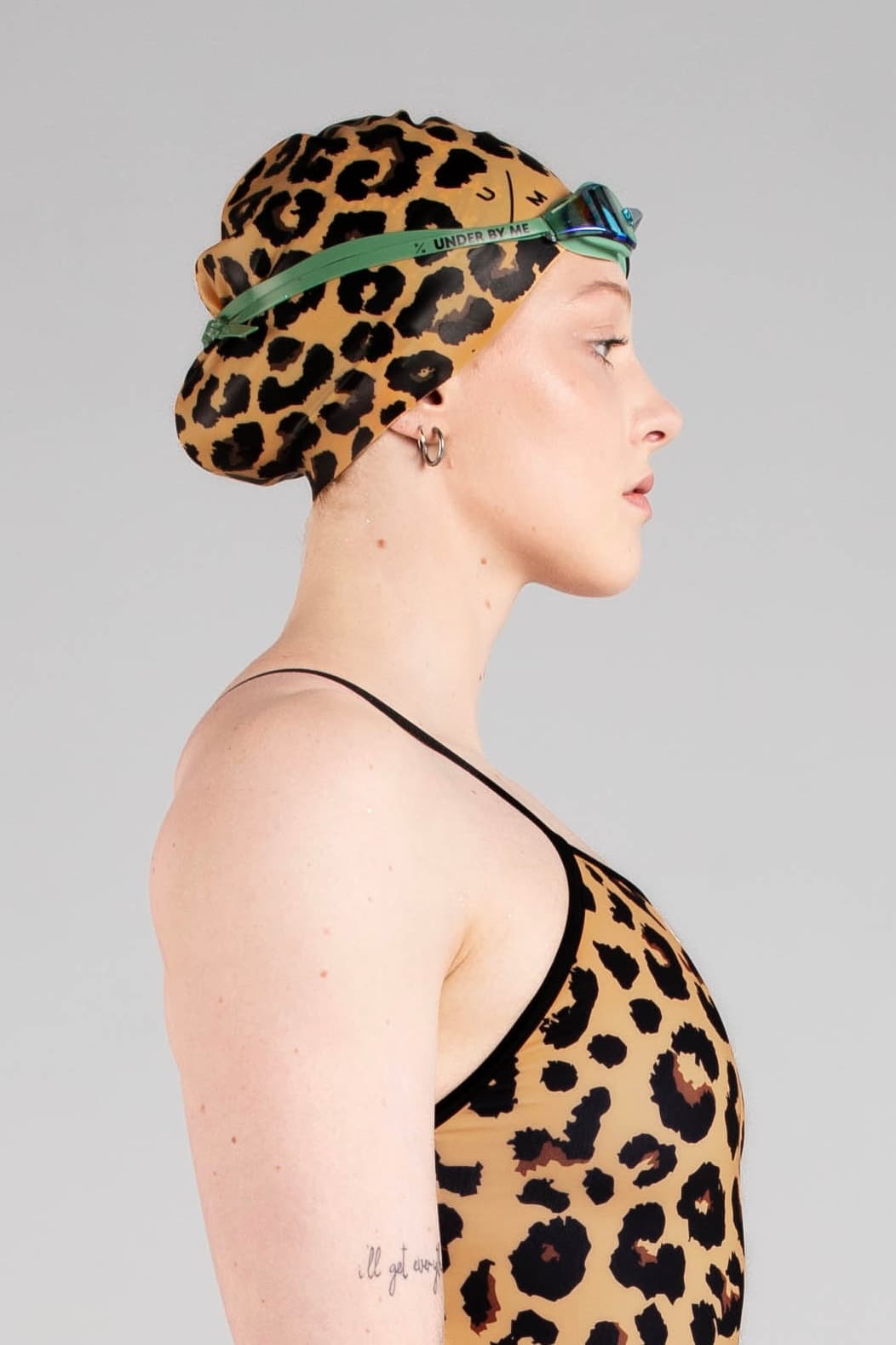 Шапочка для плавания UNDER BY ME Leopard 5