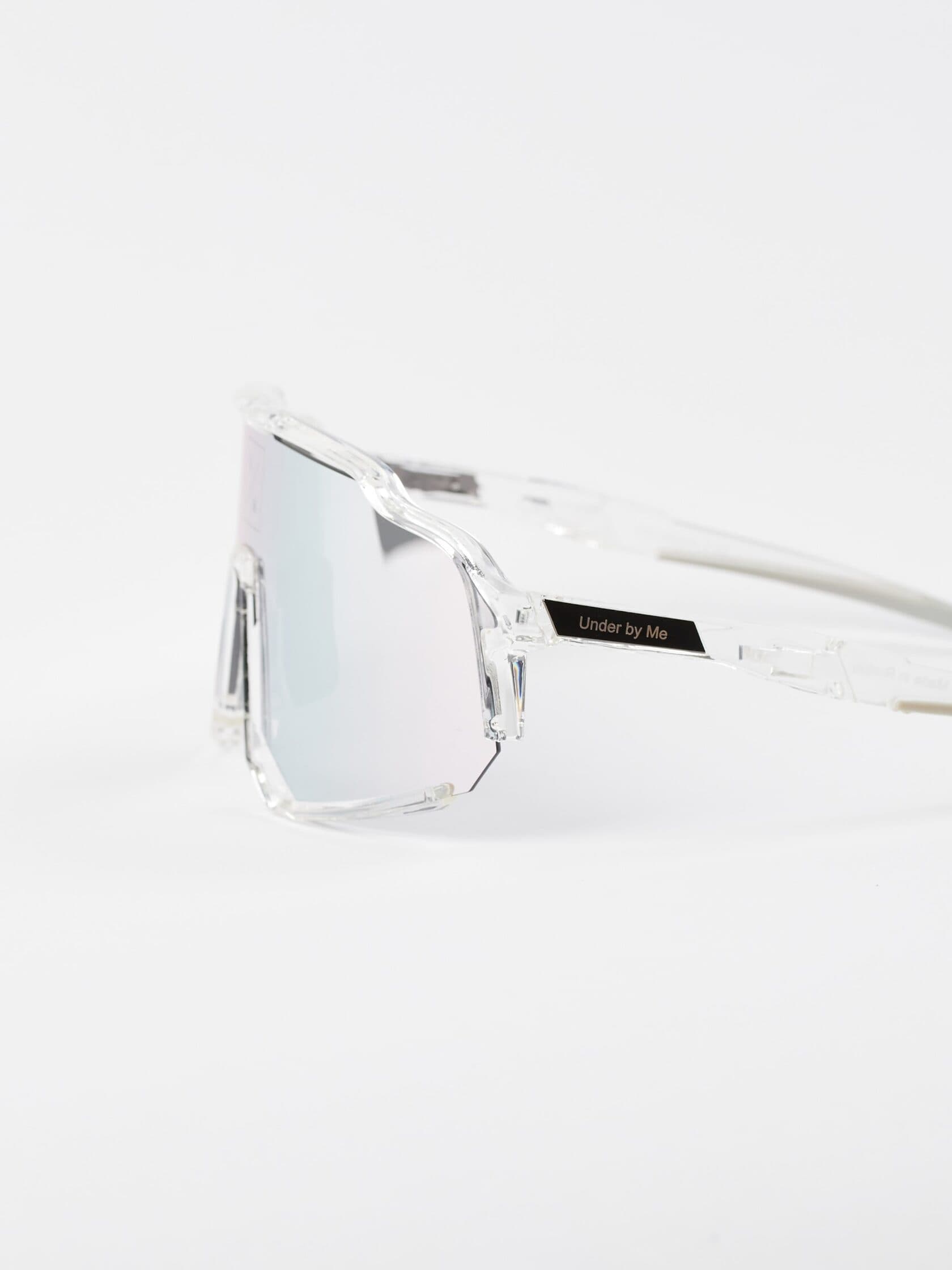 Солнцезащитные спортивные очки UNDER BY ME Aerospace transparent Rose Gold