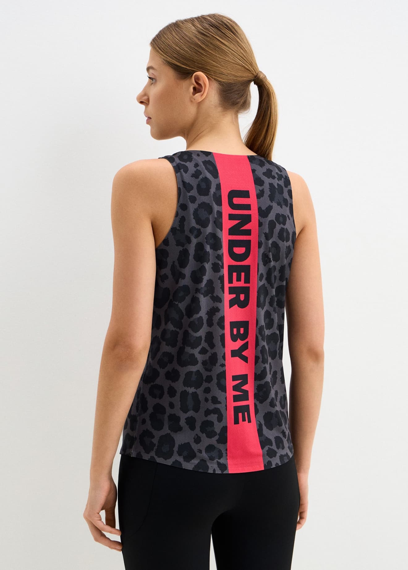 Майка UNDER BY ME Grey-pink Leo женская