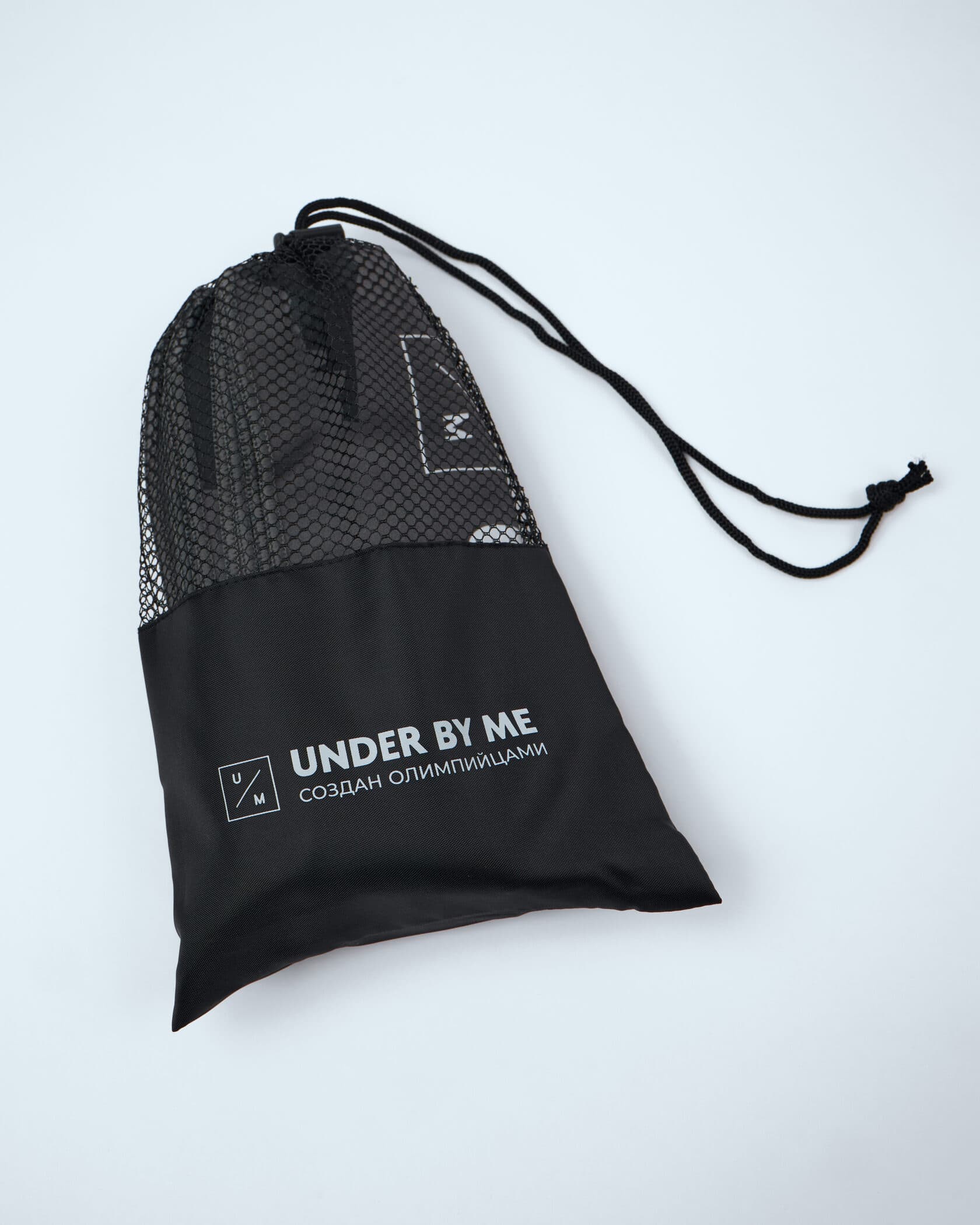 Быстросохнущее спортивное полотенце для тренировок UNDER BY ME Grey Leo 5