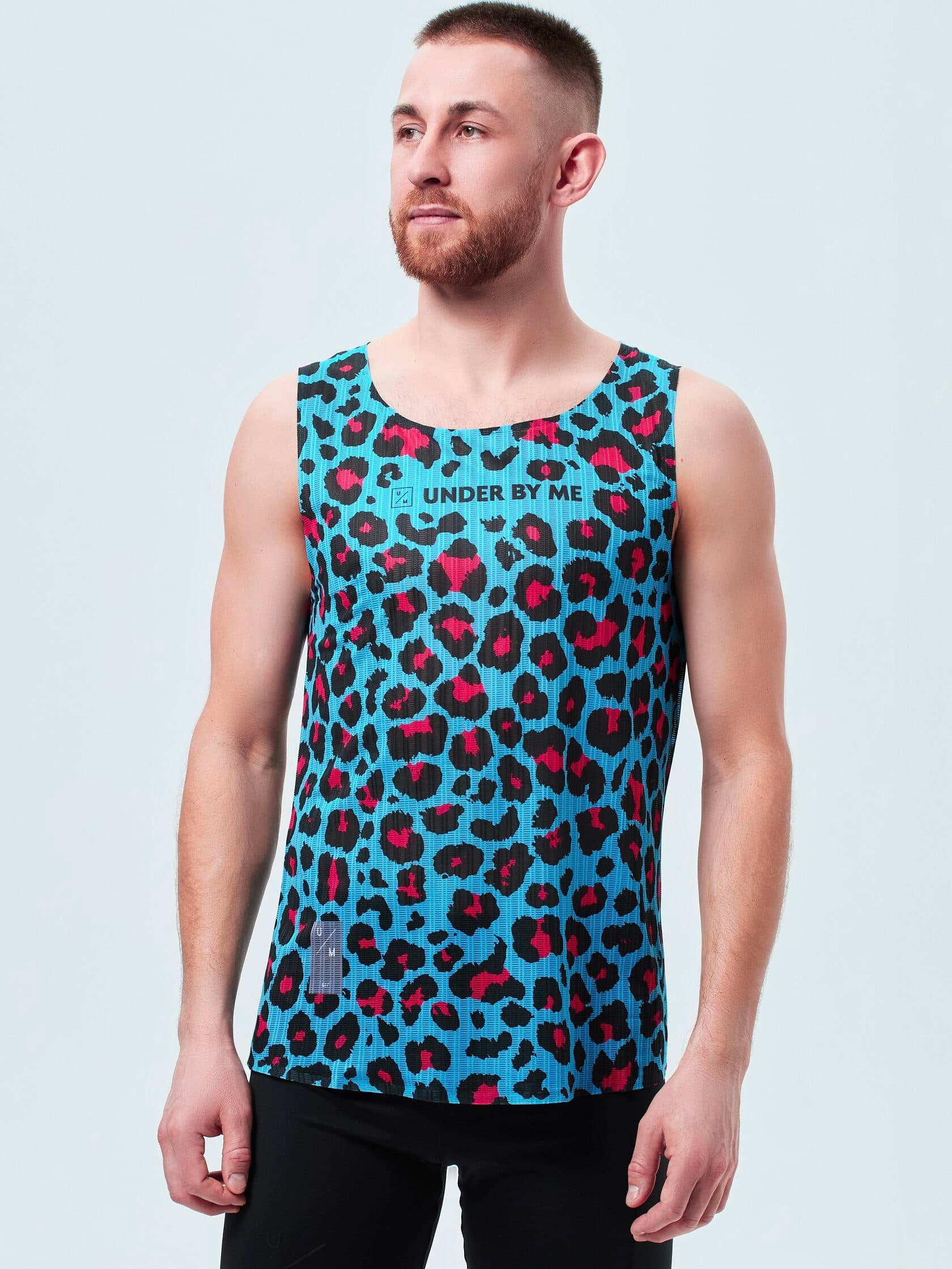 Майка UNDER BY ME Olympic Blue Leo унисекс