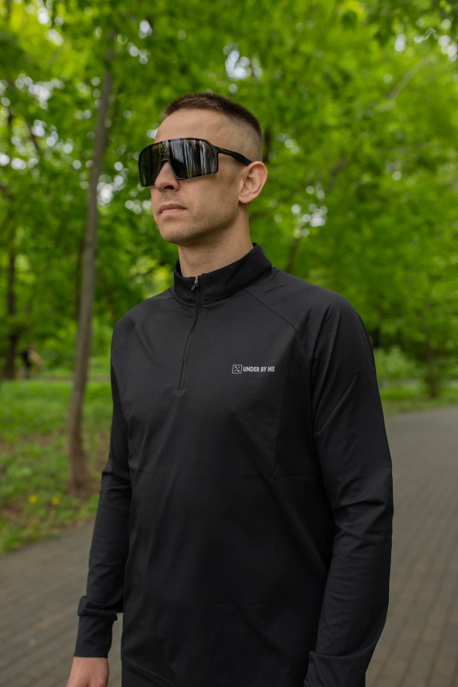 Лонгслив UNDER BY ME Black унисекс 9