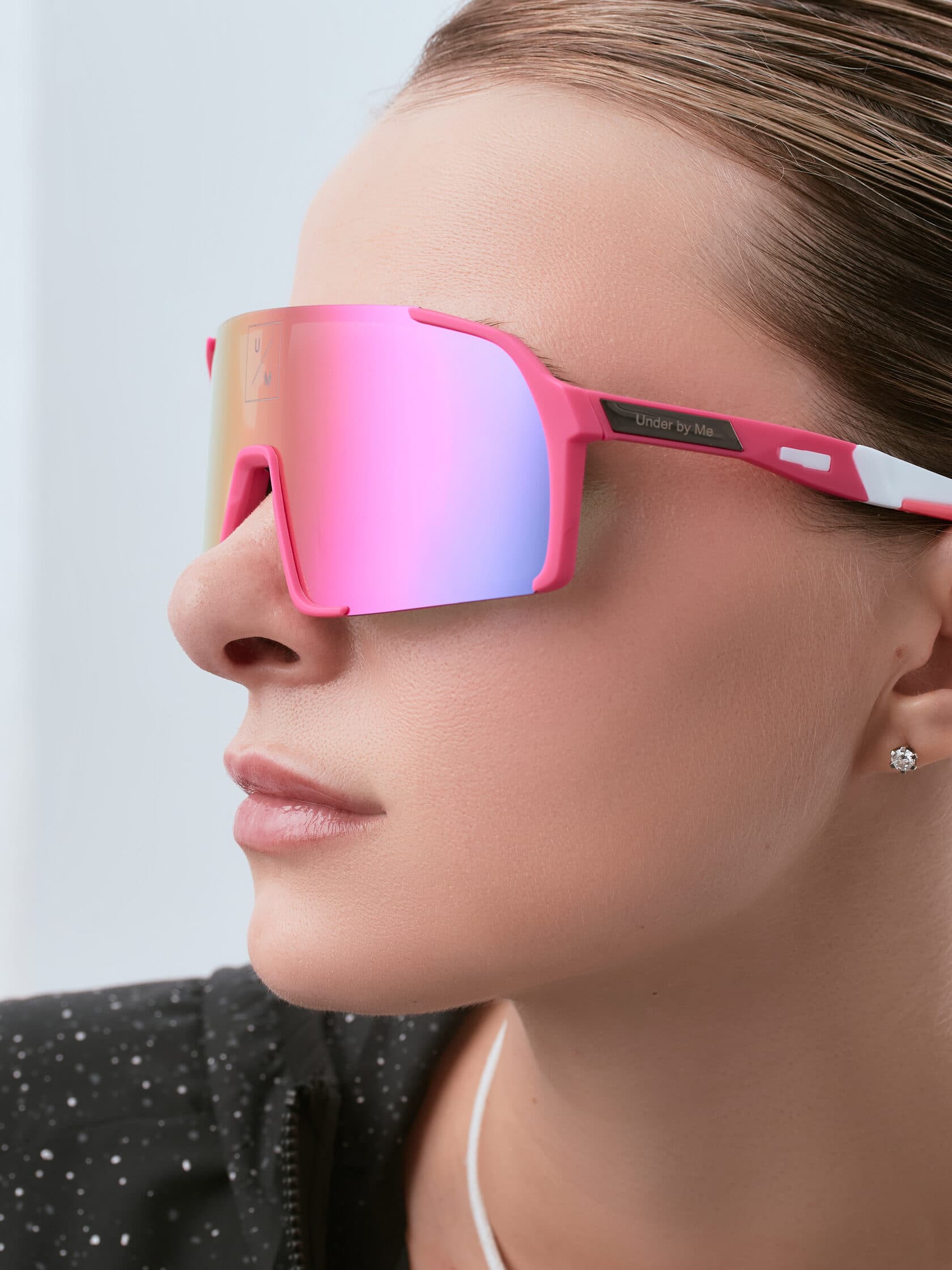 Солнцезащитные спортивные очки UNDER BY ME Double Pink 5