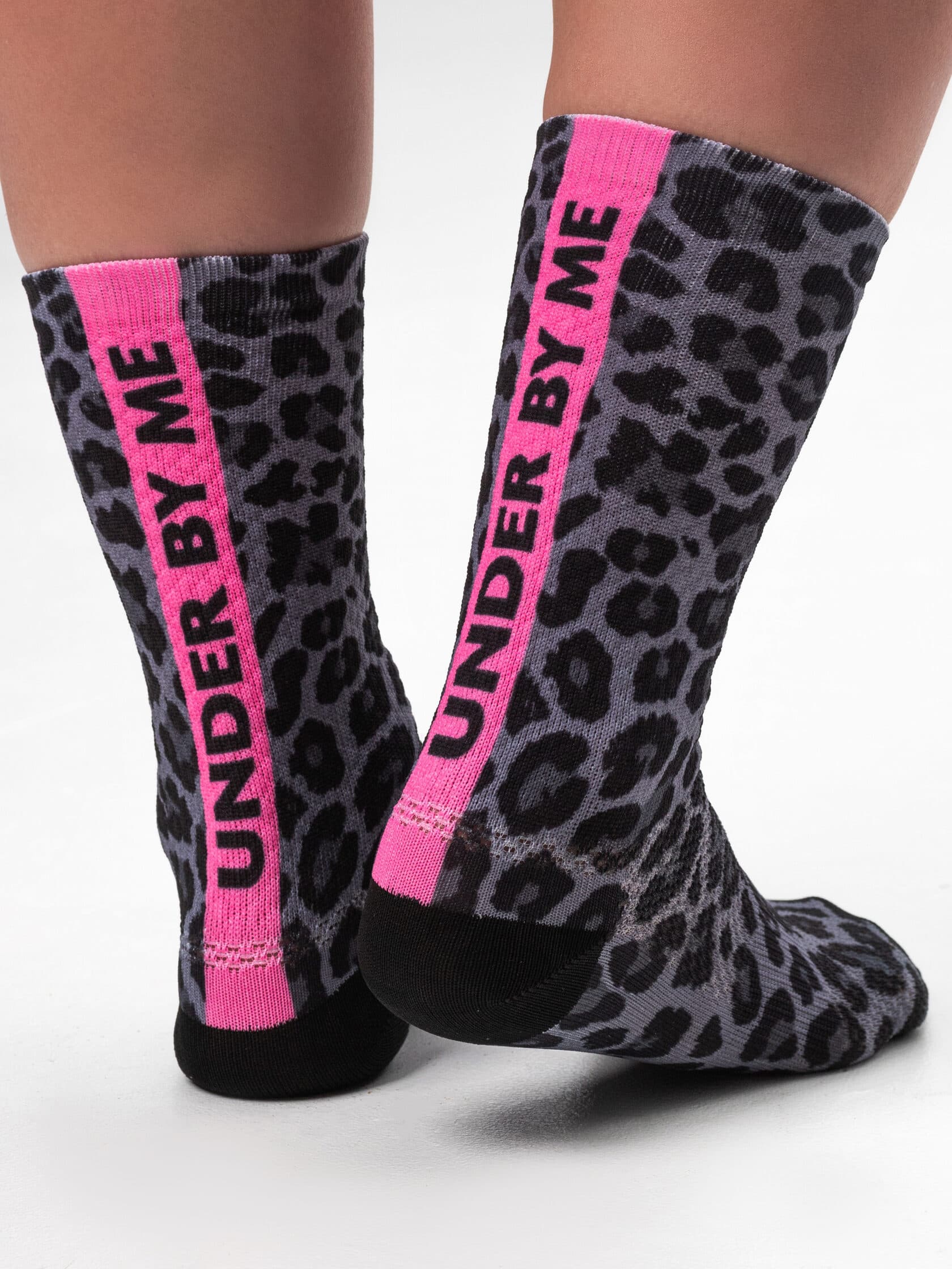 Носки спортивные UNDER BY ME Grey-pink Leo 2.0
