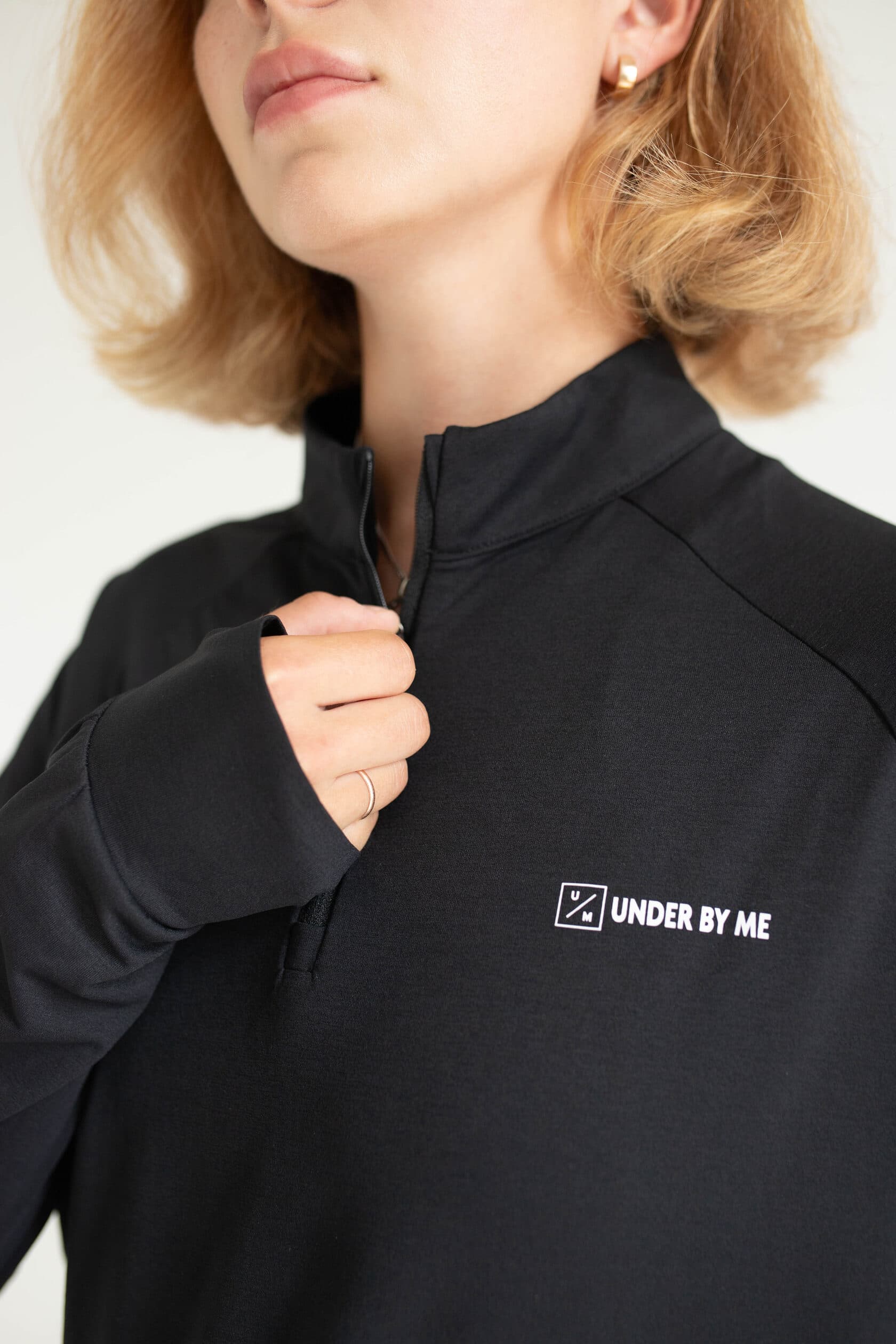 Лонгслив UNDER BY ME Black унисекс 4