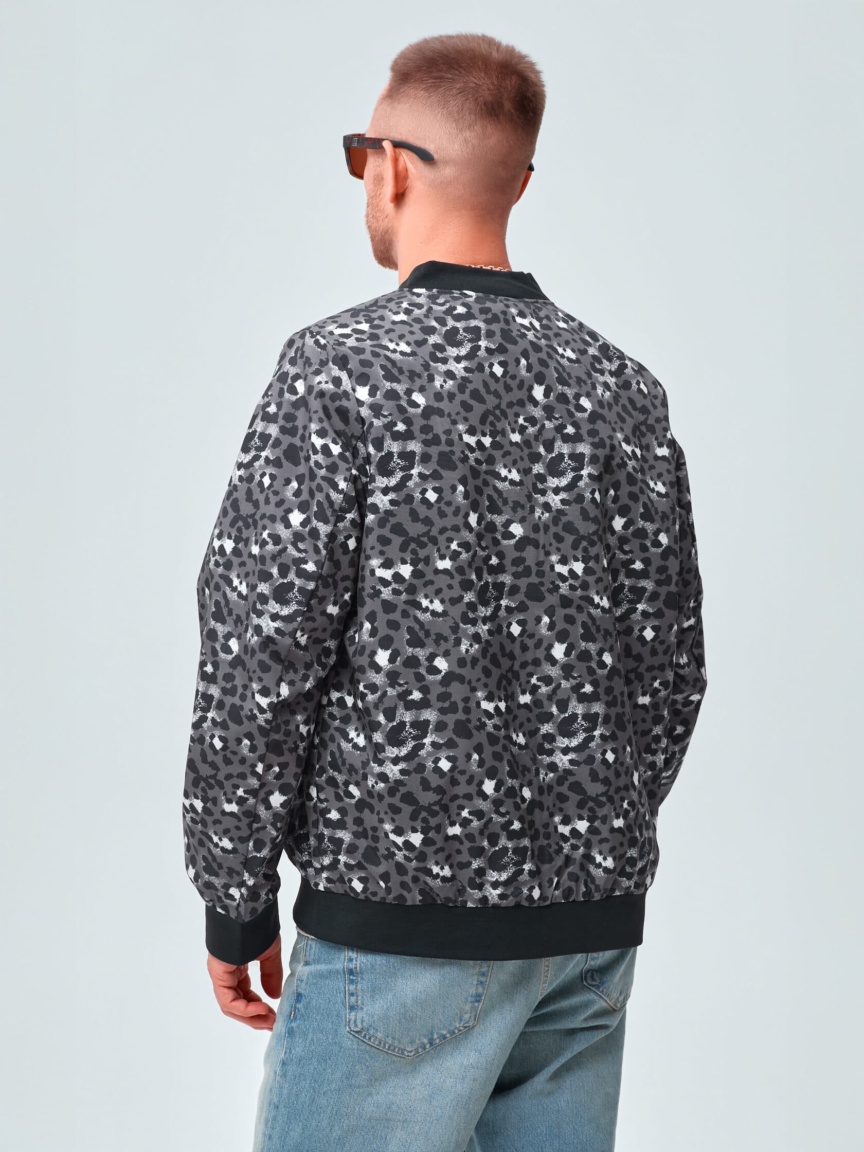 Бомбер UNDER BY ME Grey Leo унисекс 7