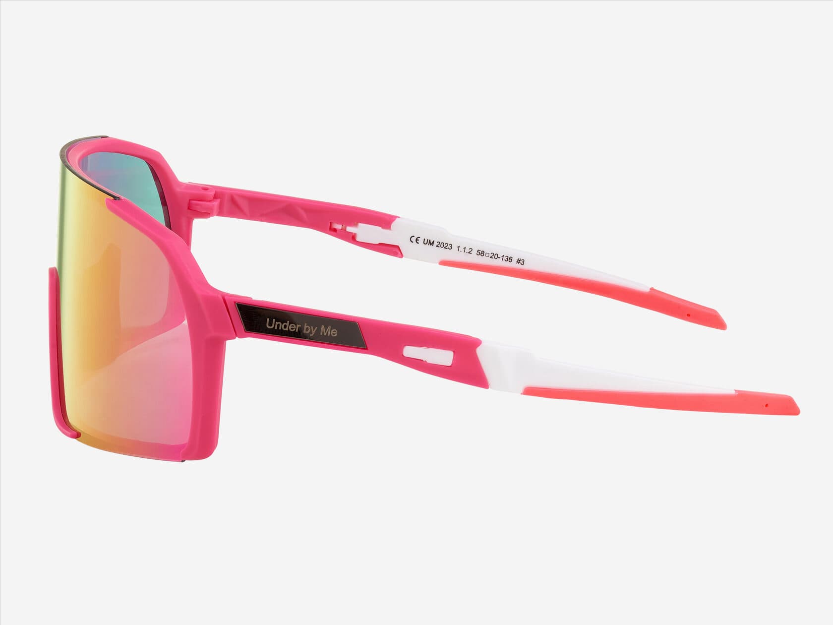 Солнцезащитные спортивные очки UNDER BY ME Double Pink 3