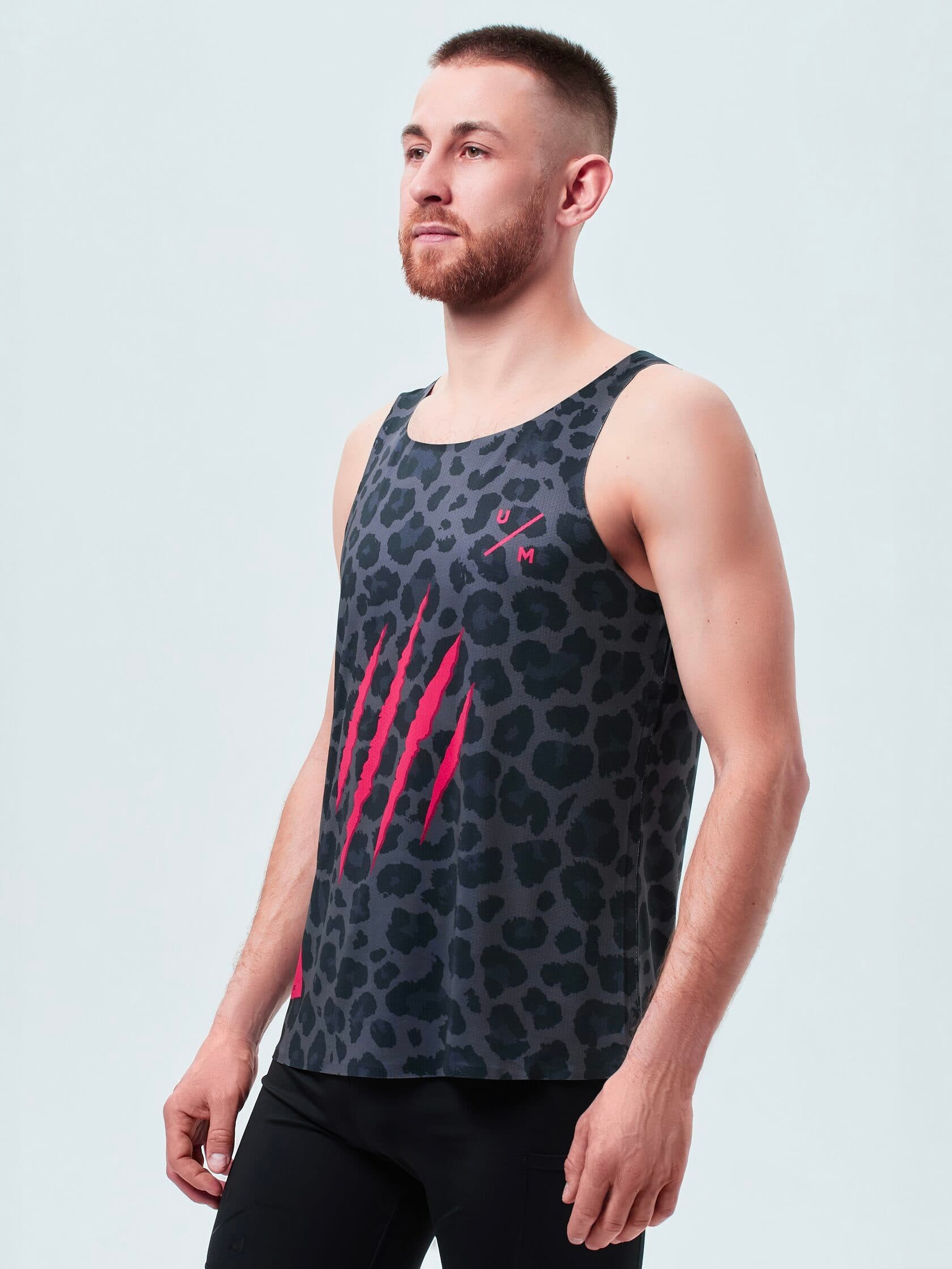 Майка UNDER BY ME Grey-pink Leo мужская