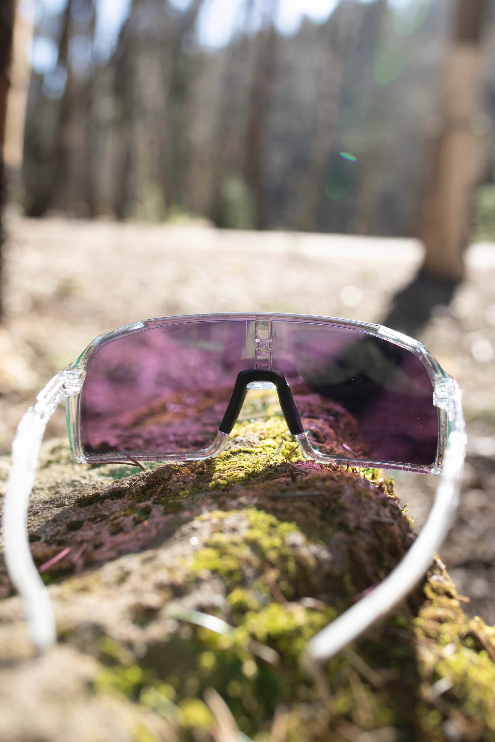 Солнцезащитные спортивные очки UNDER BY ME transparent photochromic Green 14