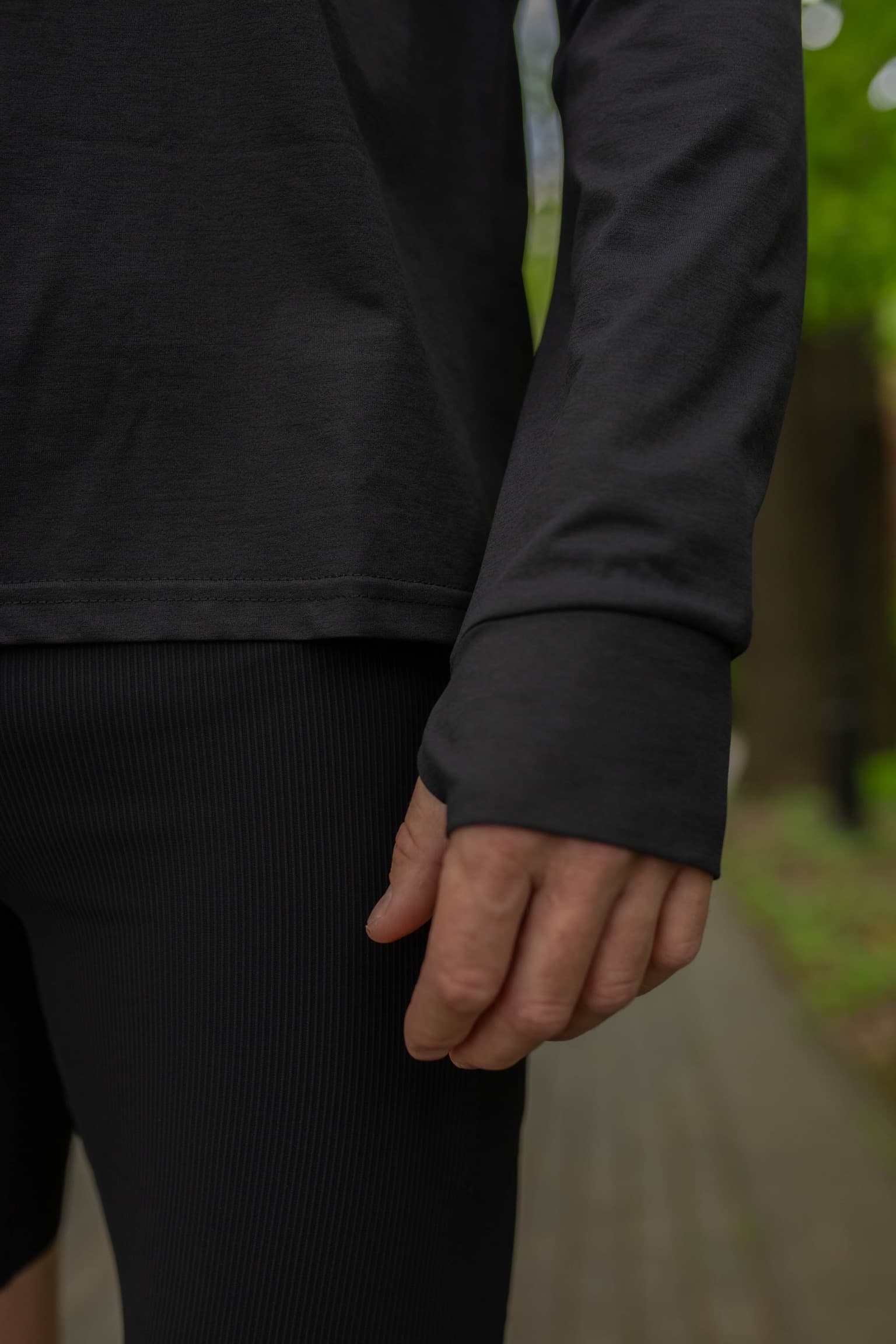 Лонгслив UNDER BY ME Black унисекс 5