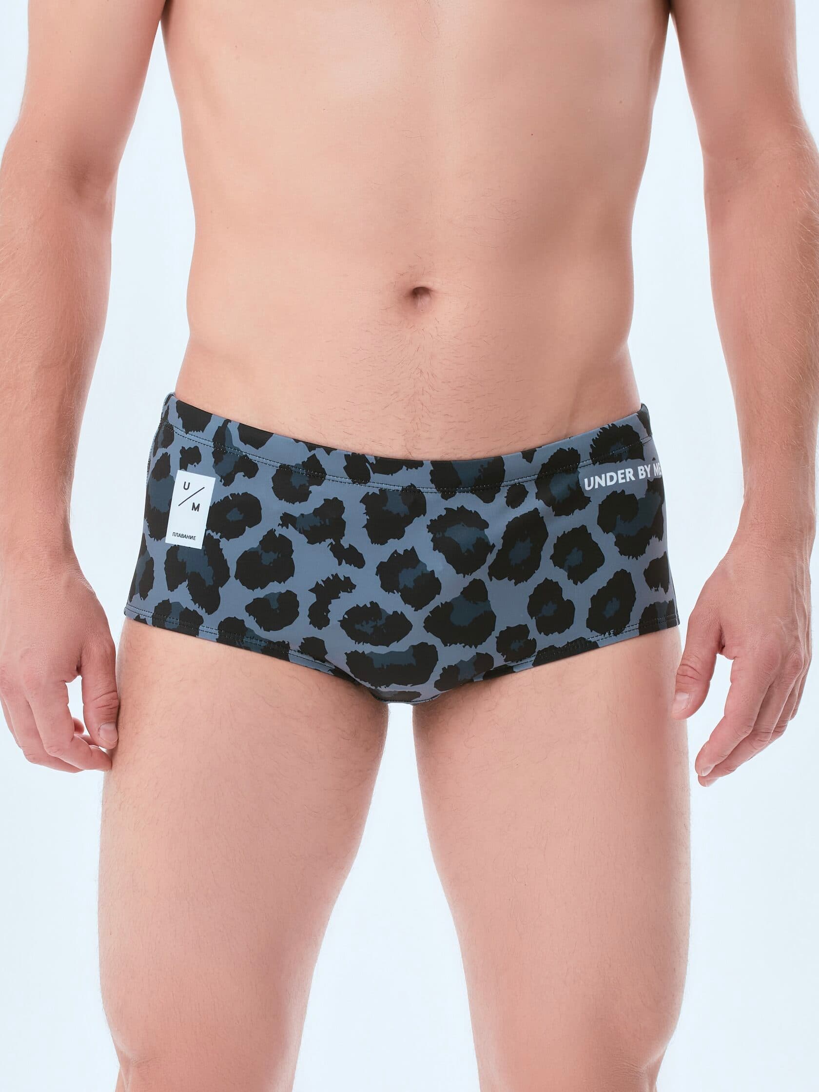 Плавки спортивные UNDER BY ME Grey Leo (S)