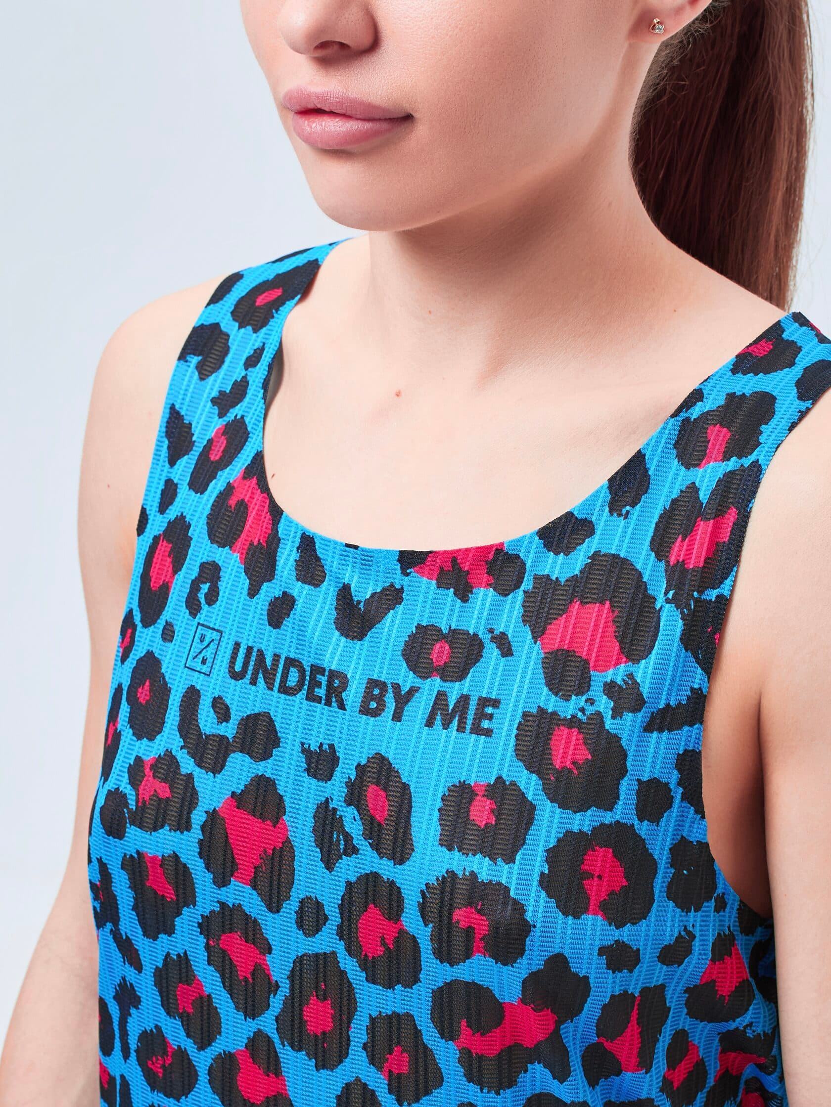 Майка UNDER BY ME Olympic Blue Leo унисекс 6