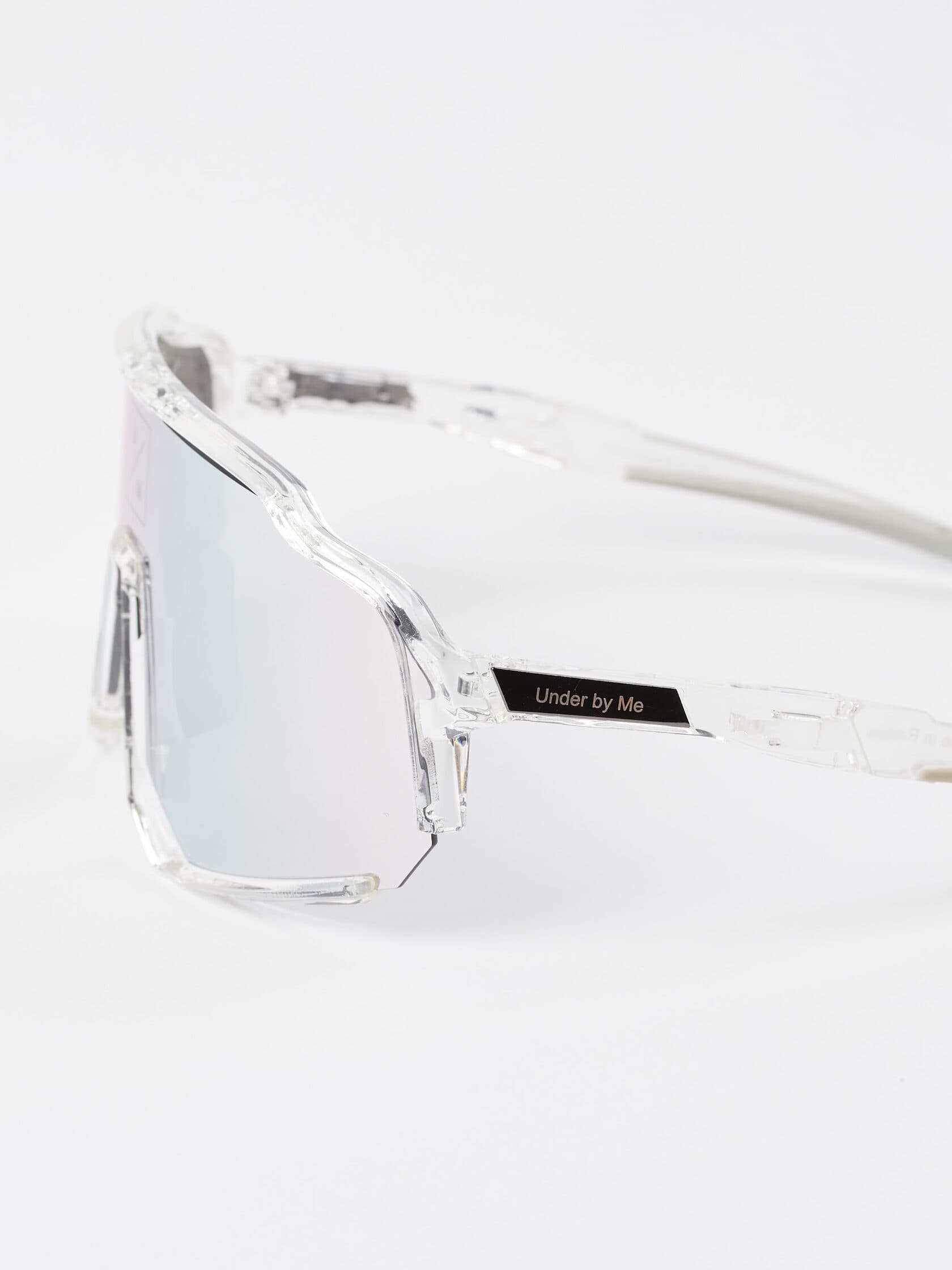 Солнцезащитные спортивные очки UNDER BY ME Aerospace transparent Rose Gold 3