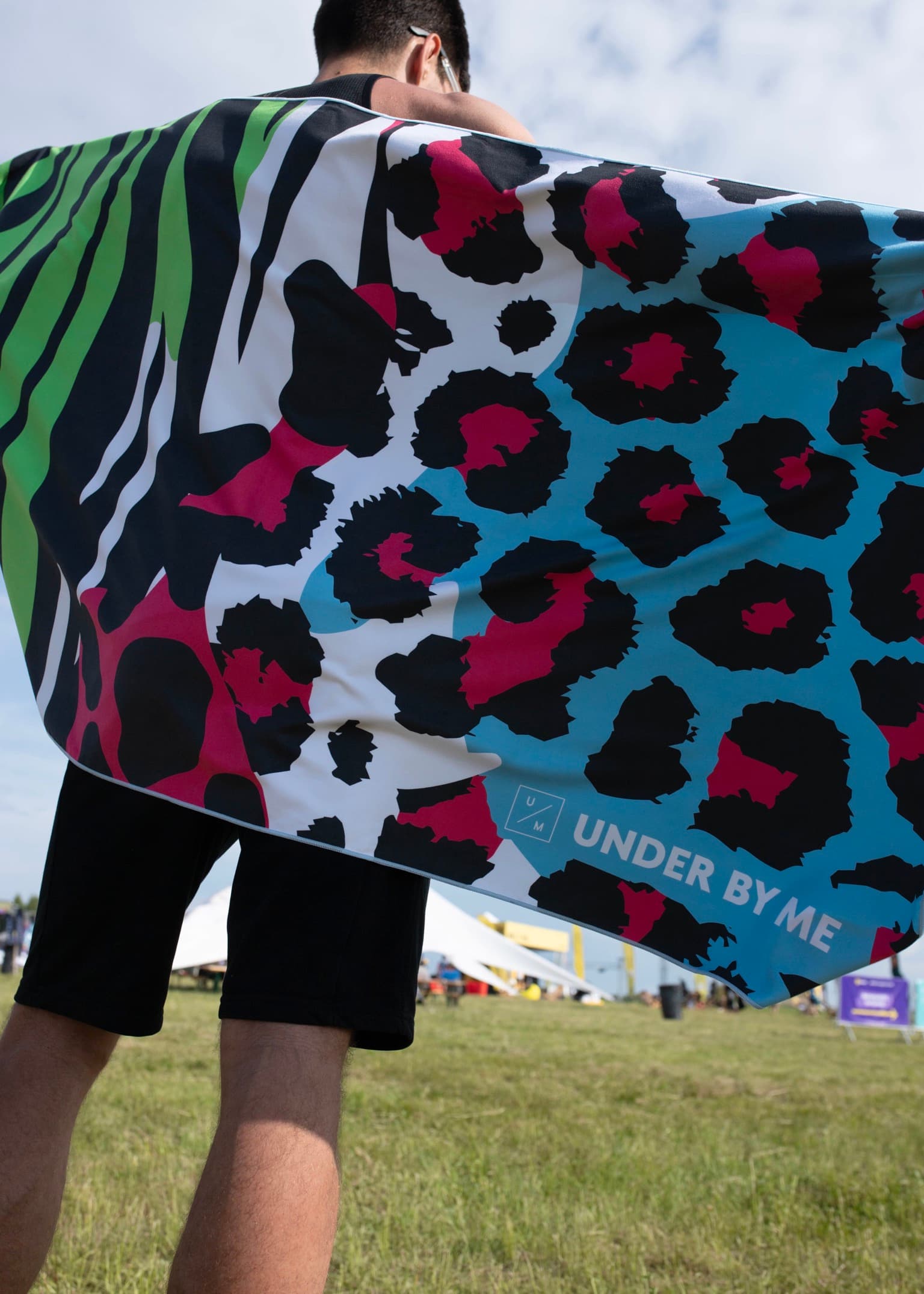 Быстросохнущее спортивное полотенце для тренировок UNDER BY ME Multicolor 8