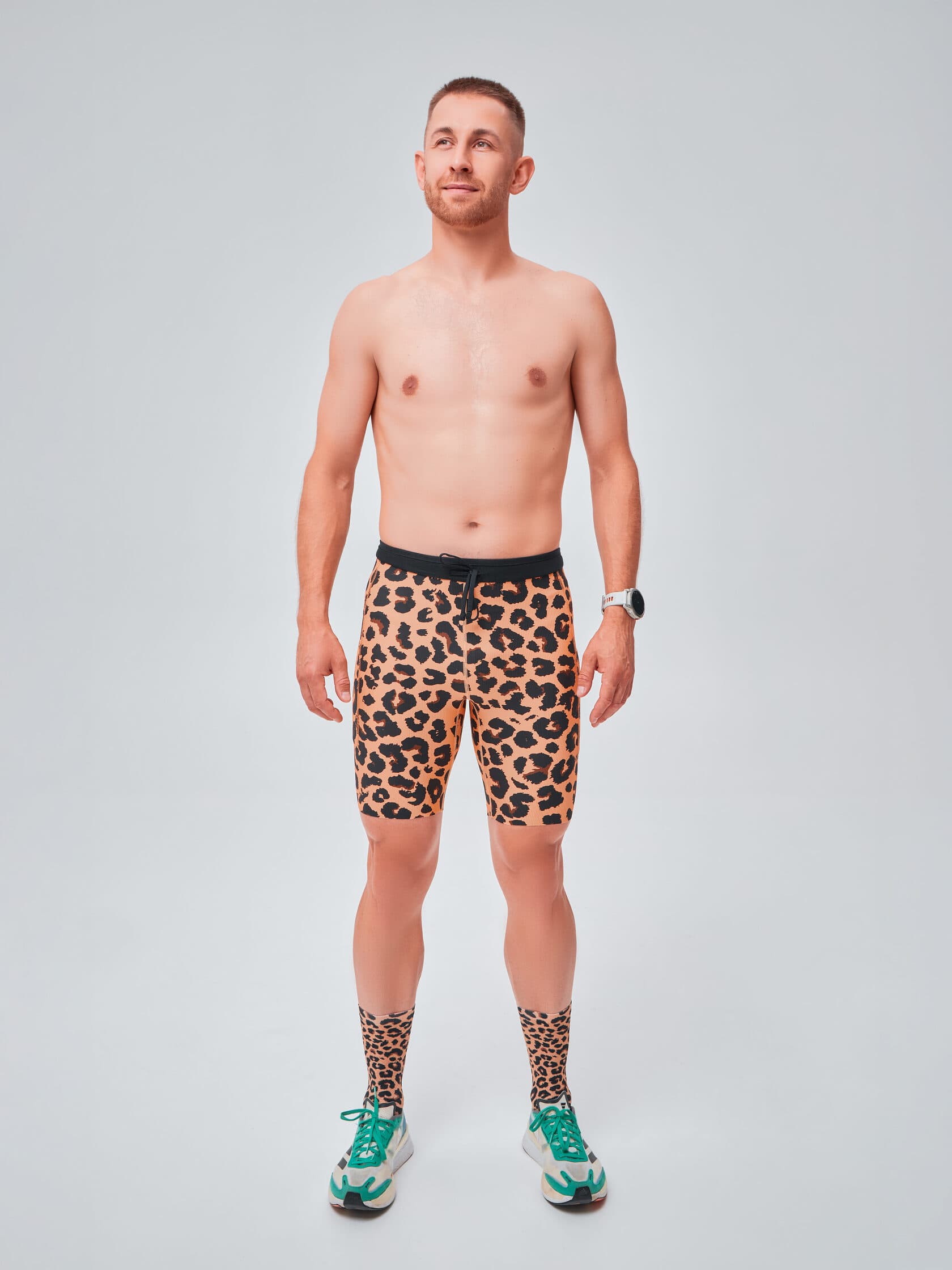 Тайтсы UNDER BY ME Olypmic Leopard унисекс 17