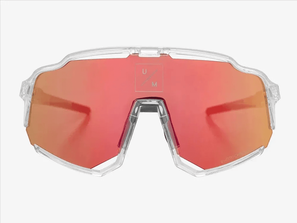 Солнцезащитные спортивные очки UNDER BY ME Aerospace transparent photochrom Red