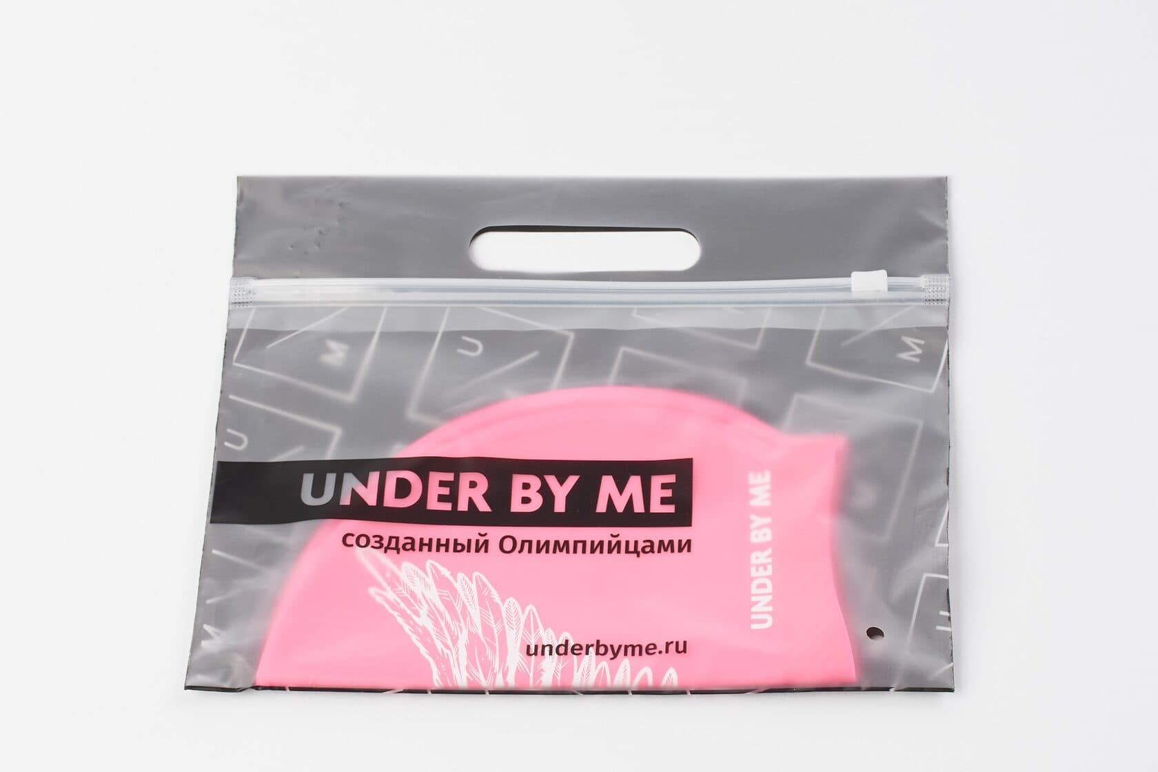 Шапочка для плавания UNDER BY ME Pink Wing 7