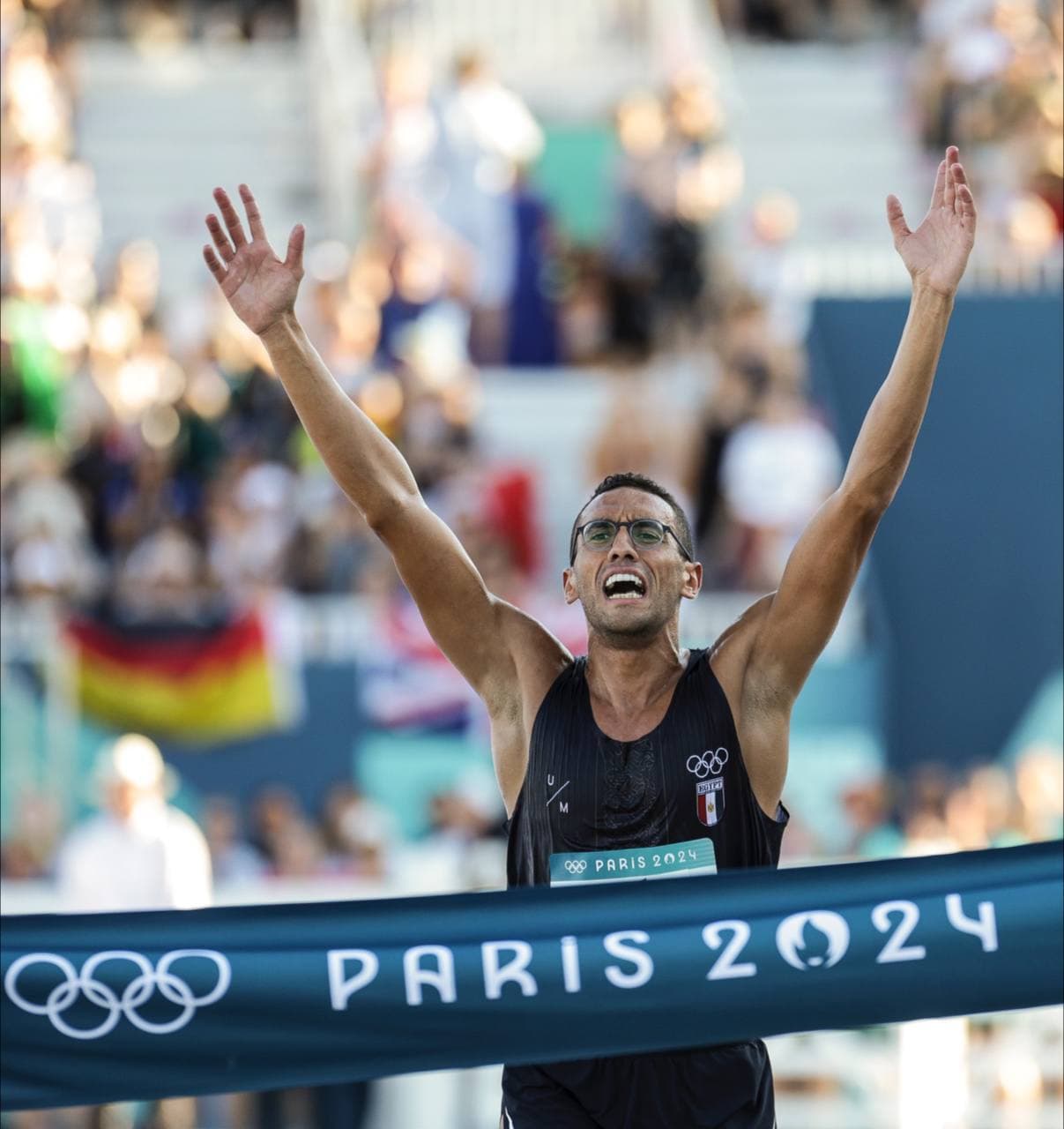 Майка UNDER BY ME Olympic Black Egyptian power унисекс 12