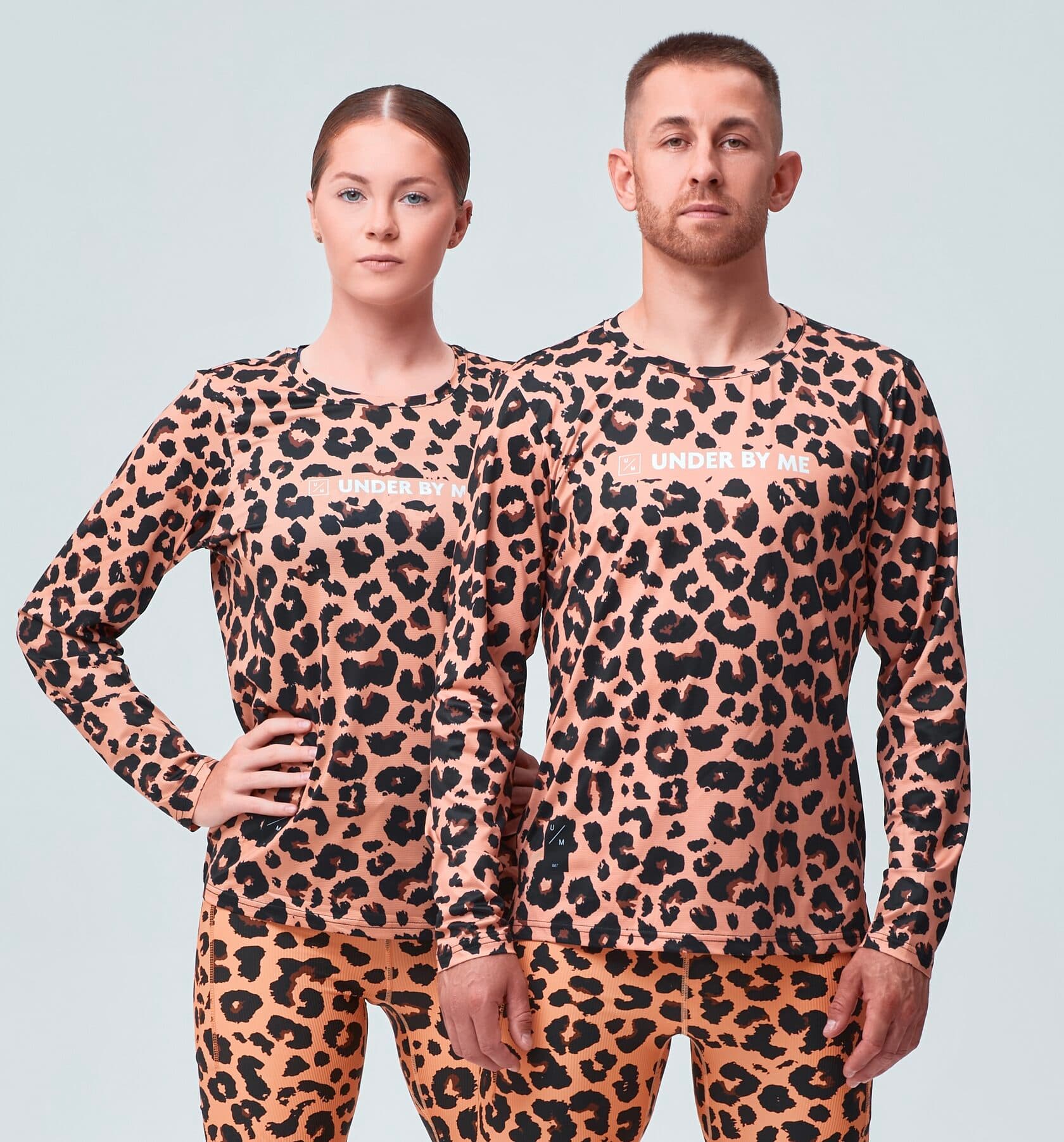 Лонгслив UNDER BY ME Leopard унисекс (XS)