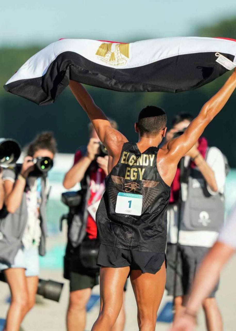 Майка UNDER BY ME Olympic Black Egyptian power унисекс 16