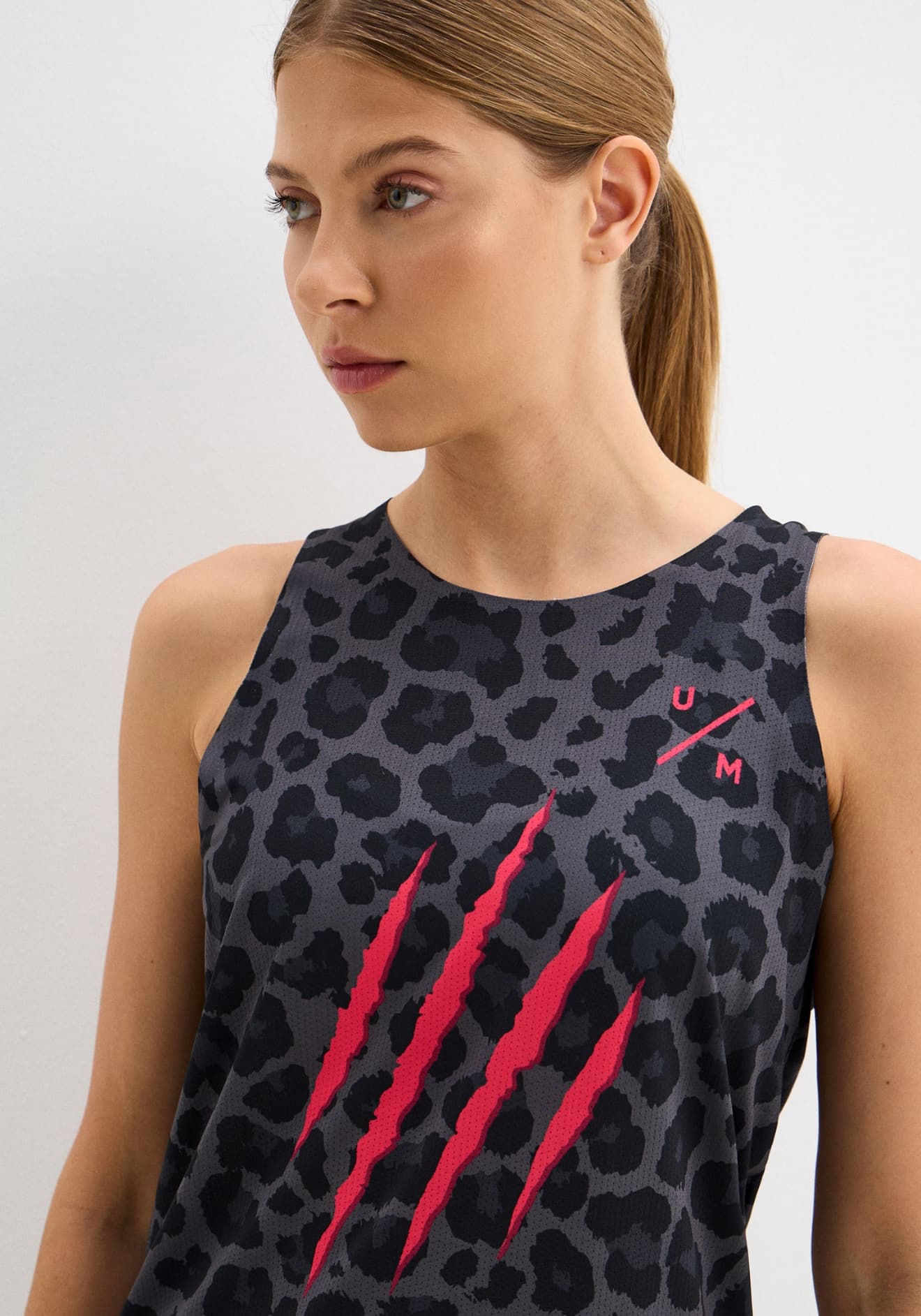 Майка UNDER BY ME Grey-pink Leo женская 3