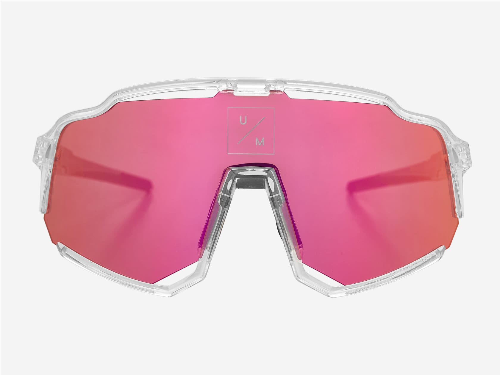 Солнцезащитные спортивные очки UNDER BY ME Aerospace transparent Red 3