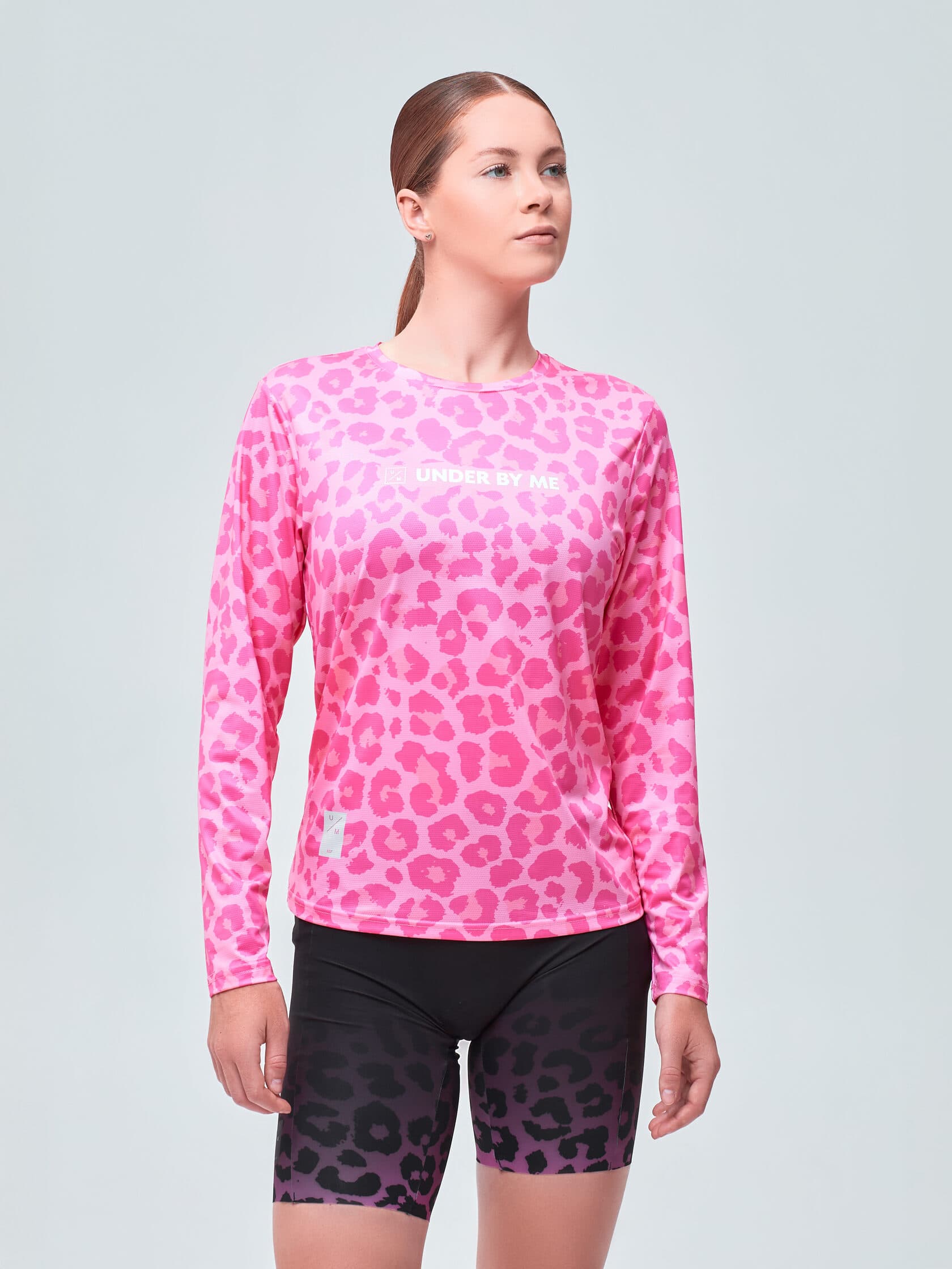 Лонгслив UNDER BY ME Pink Leo женский