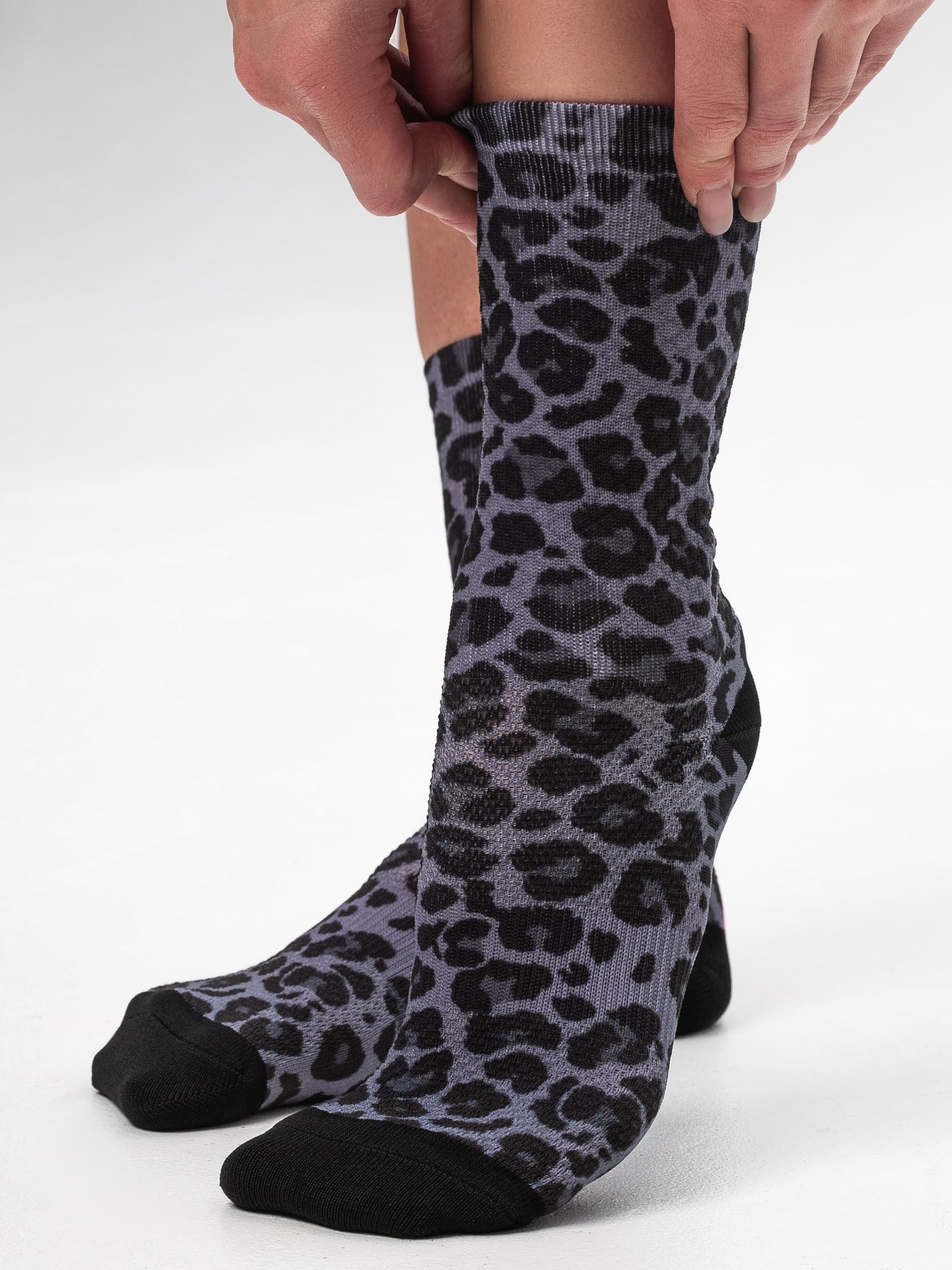 Носки спортивные UNDER BY ME Grey-pink Leo 2.0 3