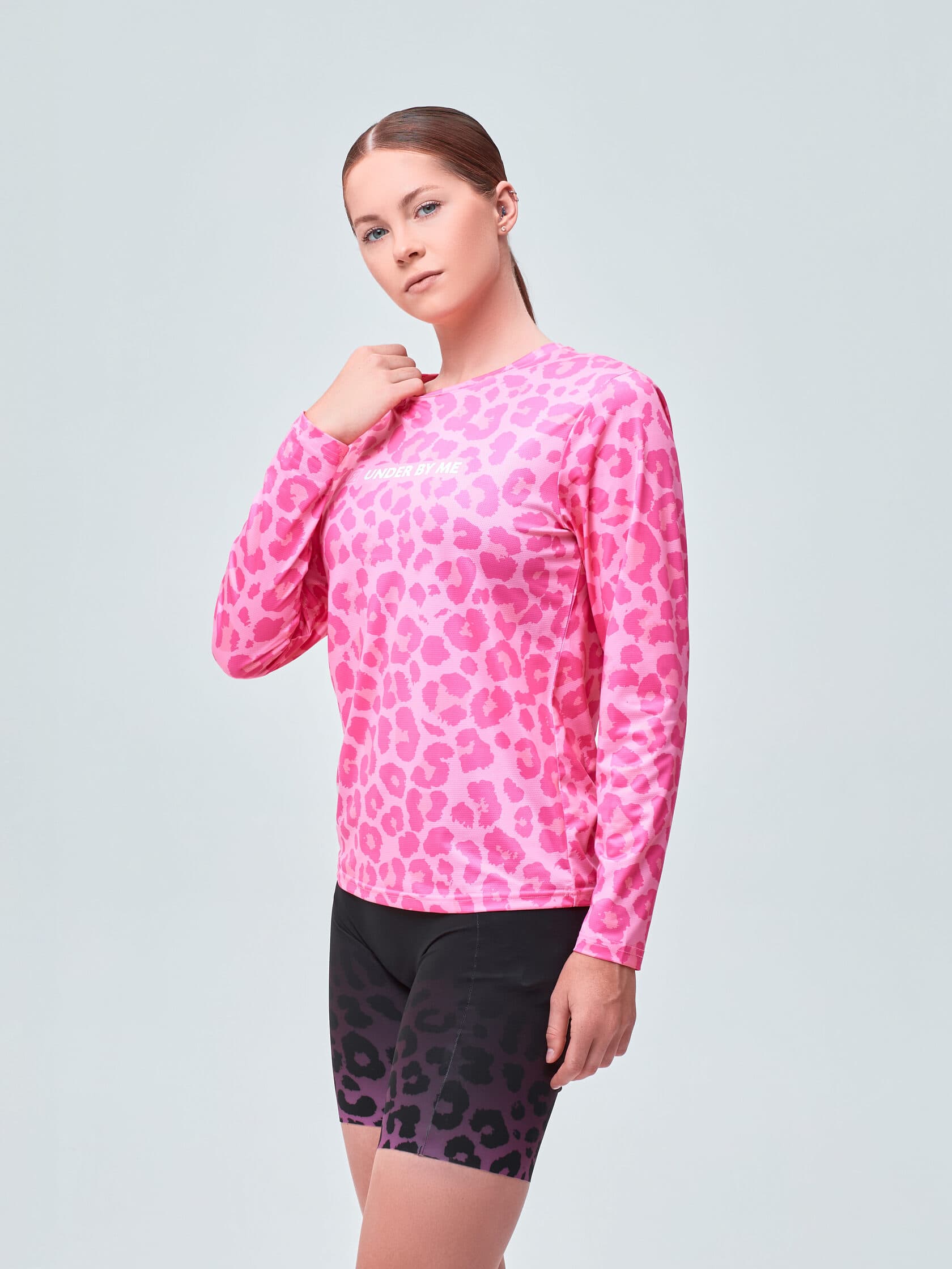 Лонгслив UNDER BY ME Pink Leo женский 5