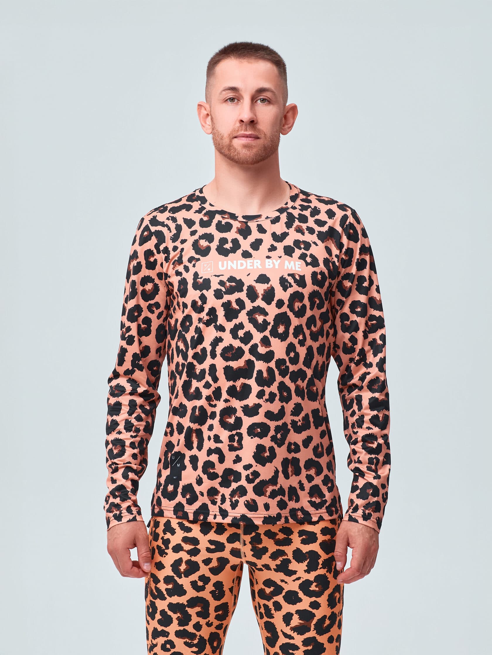 Лонгслив UNDER BY ME Leopard унисекс 2