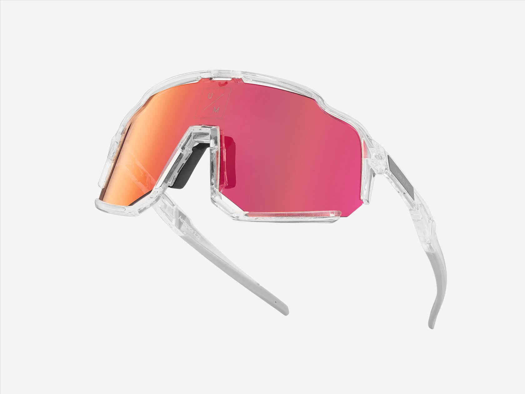 Солнцезащитные спортивные очки UNDER BY ME Aerospace transparent Red 2