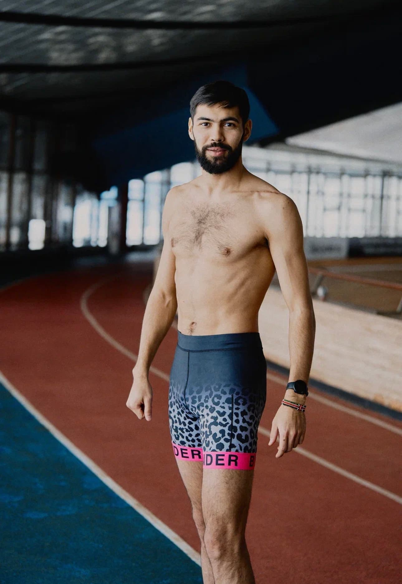 Тайтсы UNDER BY ME Grey-pink Leo женские 4